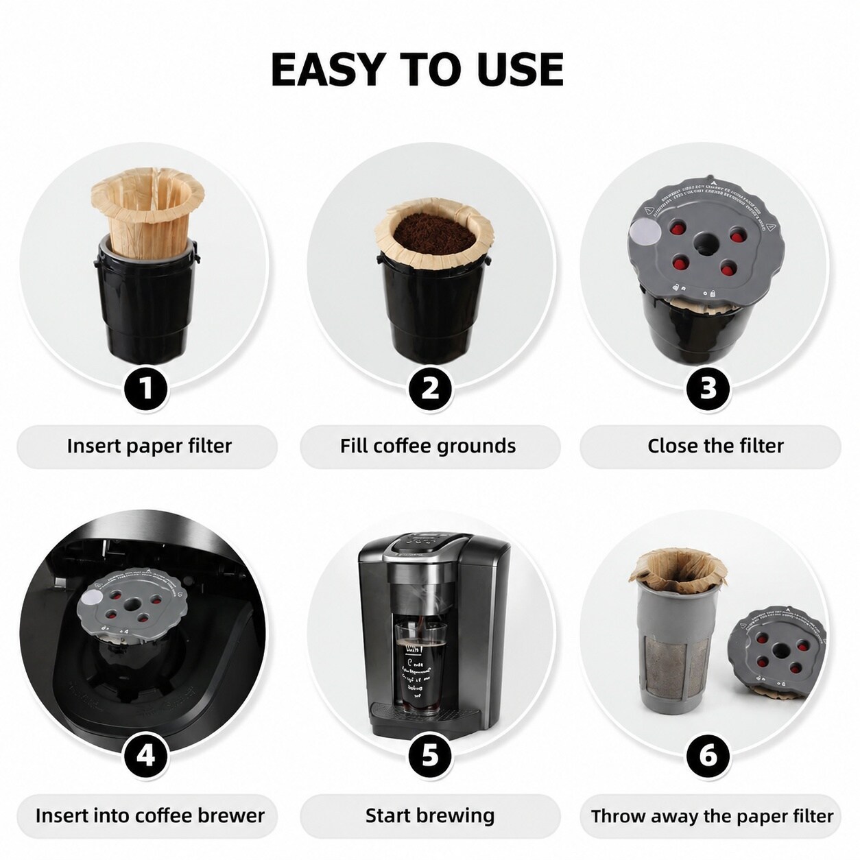 Aoibox LABF89M4 Coffee-Maker-Access-Supplies - View #5