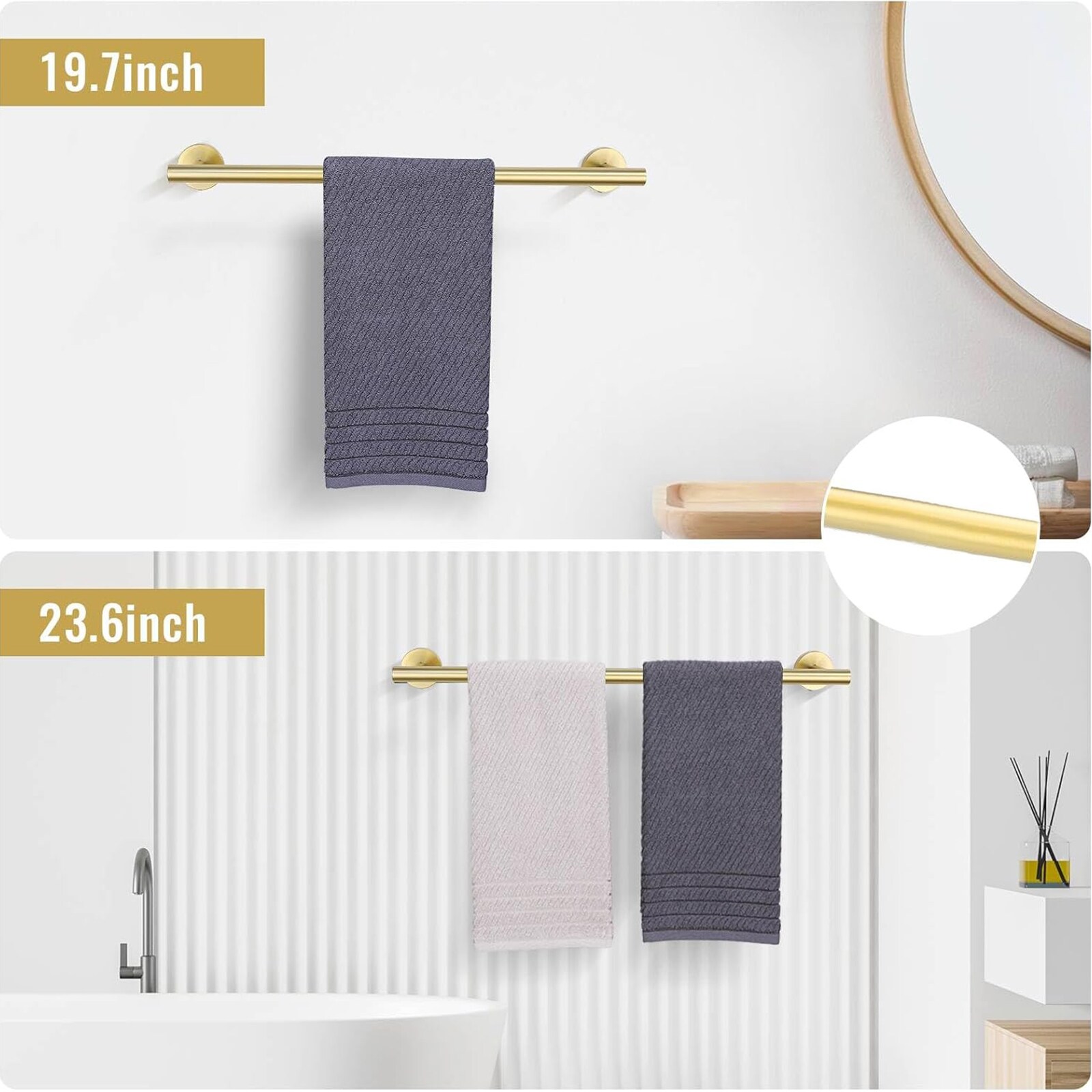 BYH BHS-2005-BG Decorative-Bath-Hardware-Kits - View #3