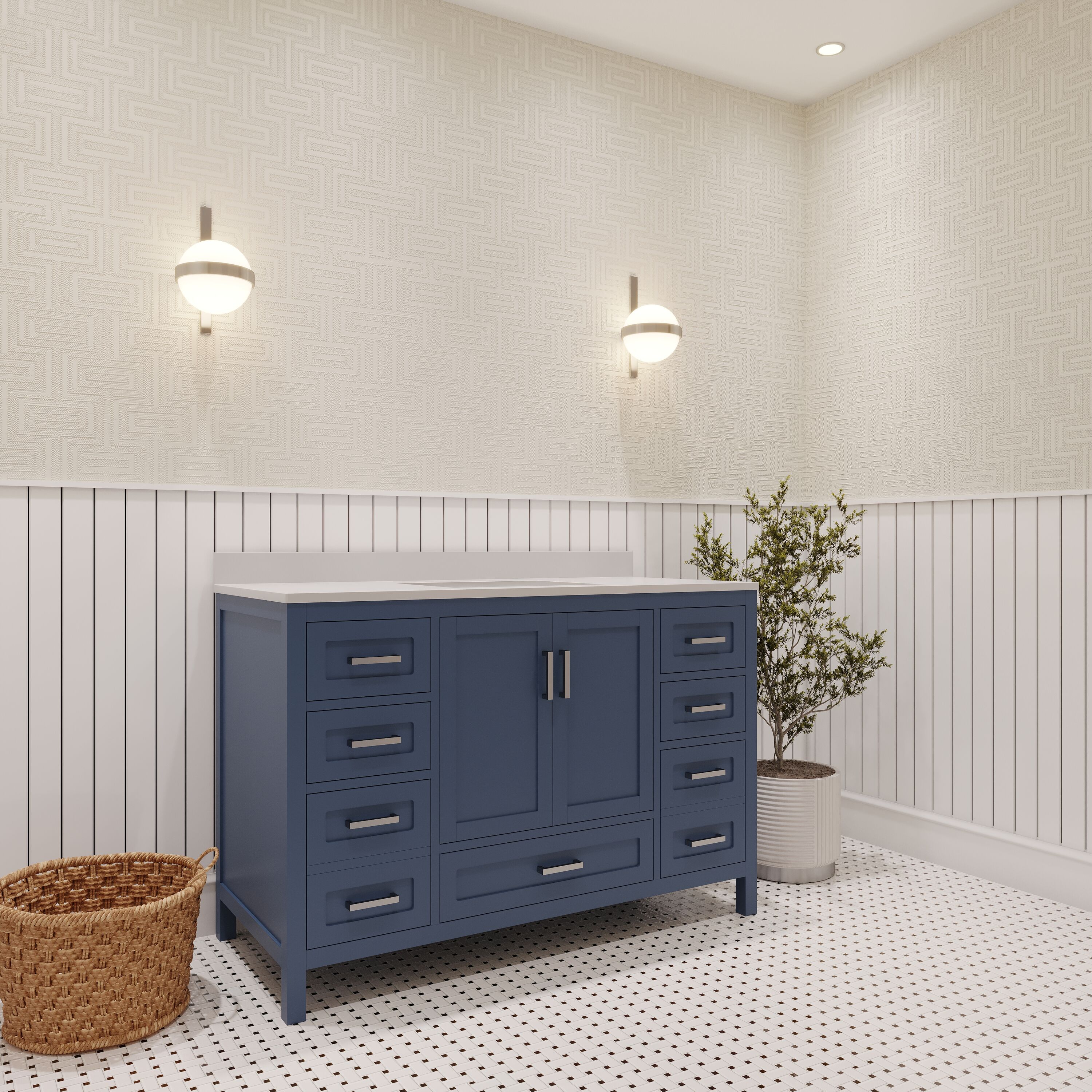 Ayna Decors AVR48NB3002 Bath-Vanity-Combo - View #2