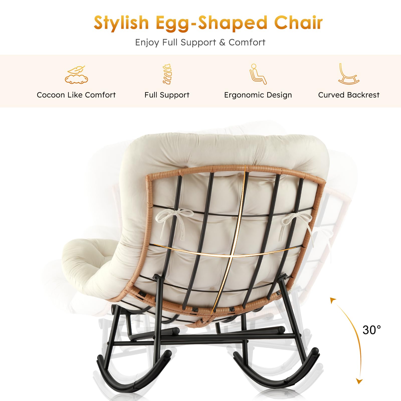 GarveeLife FLYPPG33NM3AFJ Patio-Chairs - View #6