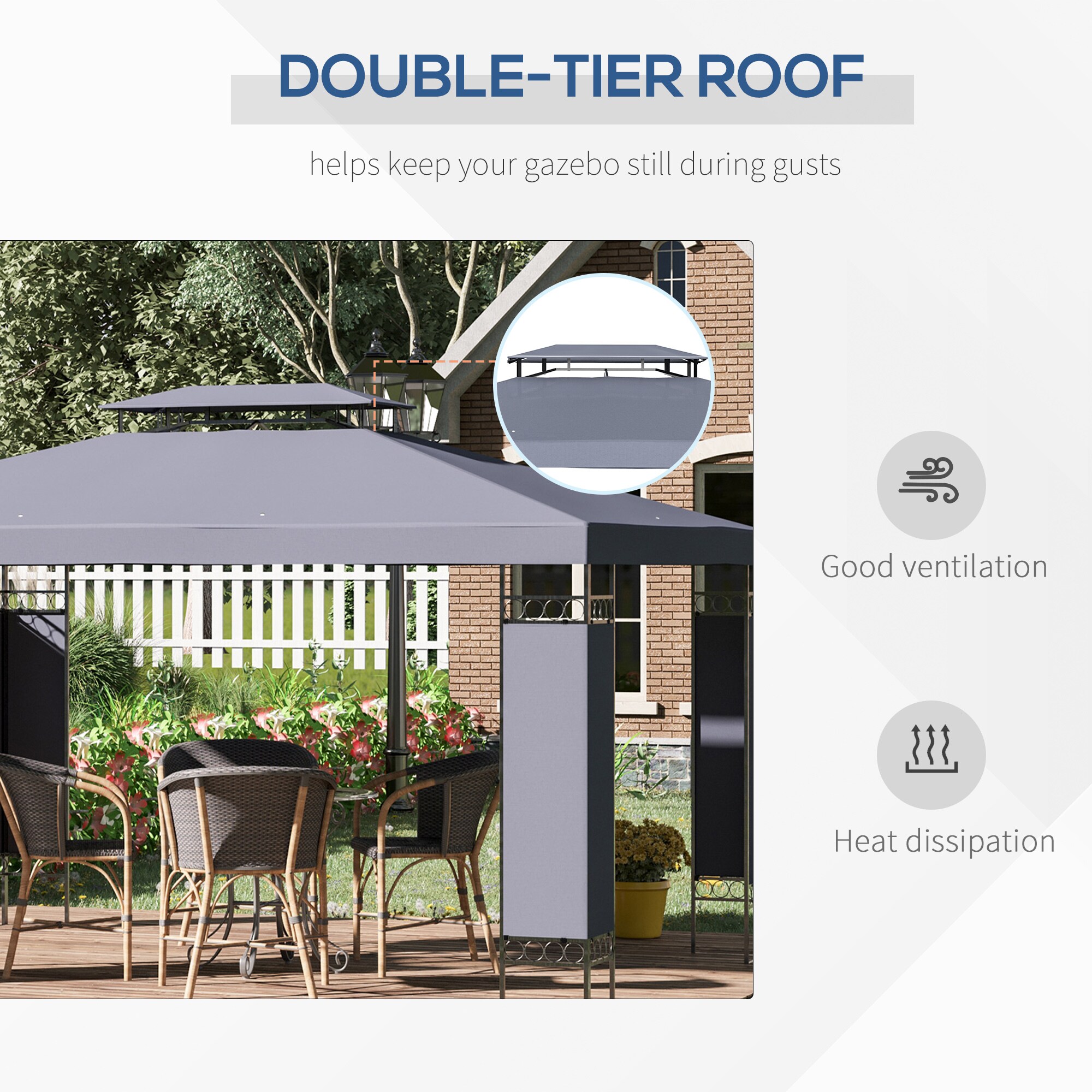 Siavonce XH00638 Wood-Resin-Gazebos - View #6