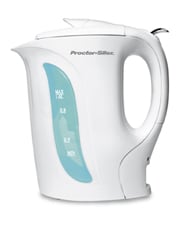 Proctor Silex White 1-Cup Corded Electric Kettle at