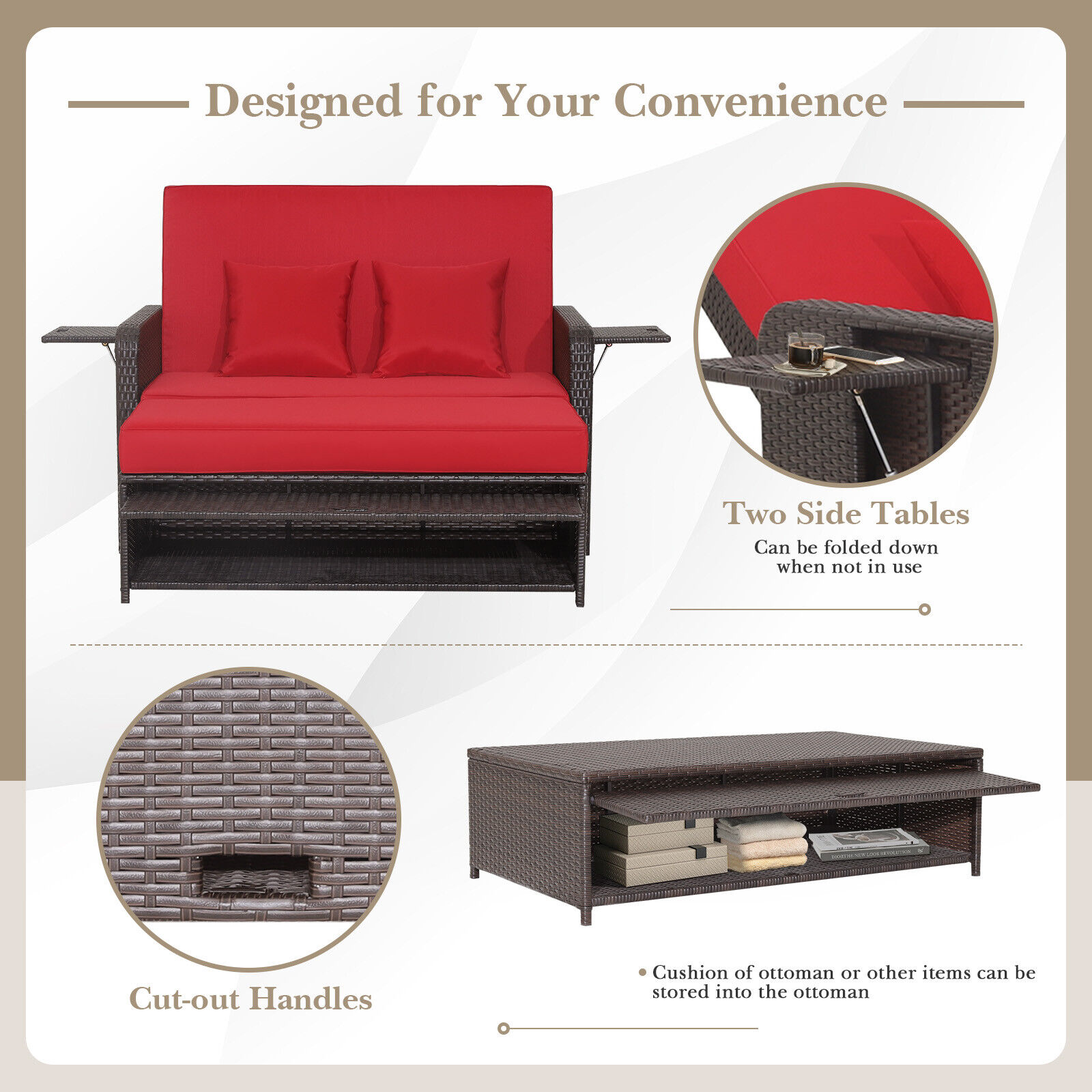 LIVIZA OUG70644RE-X Patio-Sofas-Daybeds - View #5
