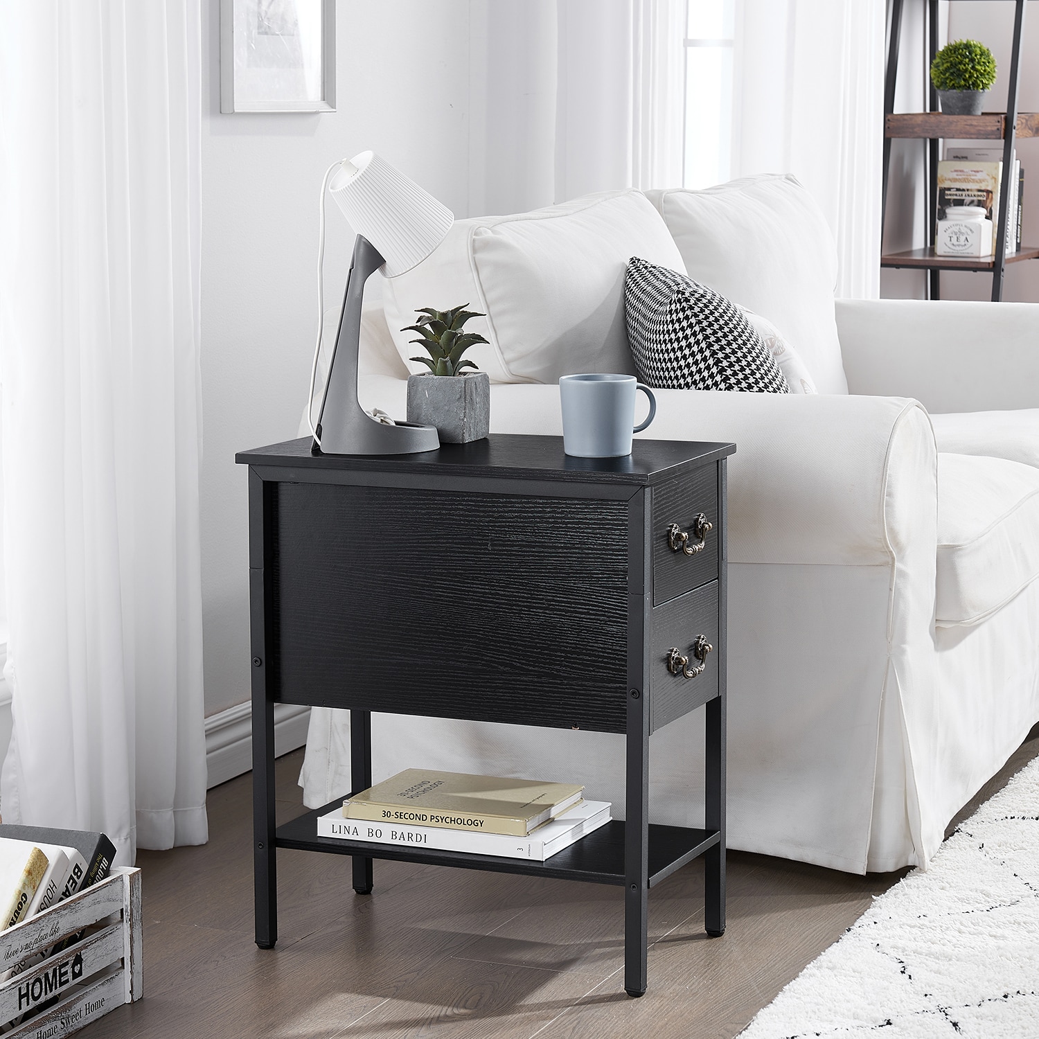 Vecelo LOE-XF-NT04-BLK nightstands - View #4