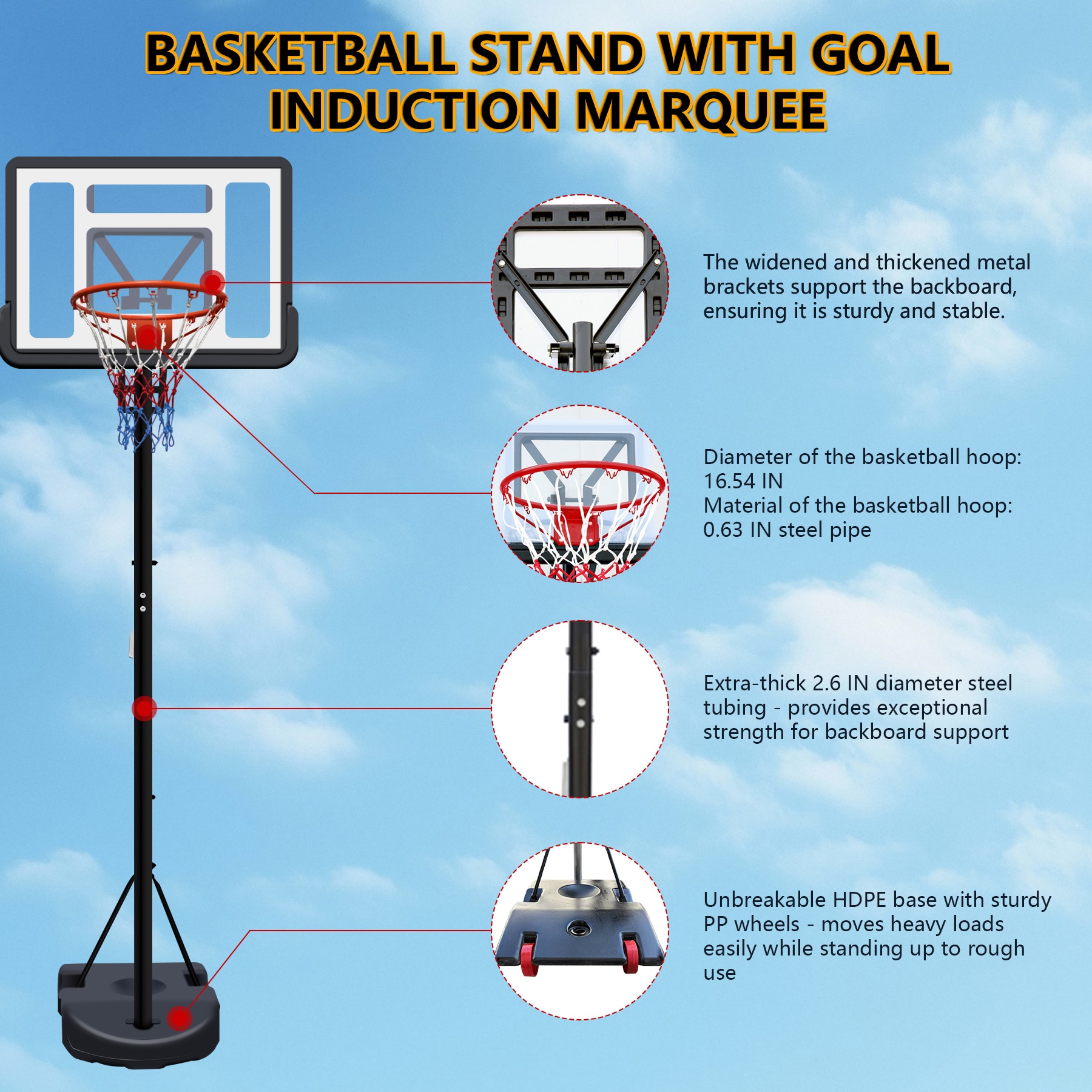 LUXEYARD DS-R-P297457 Basketball-System - View #3