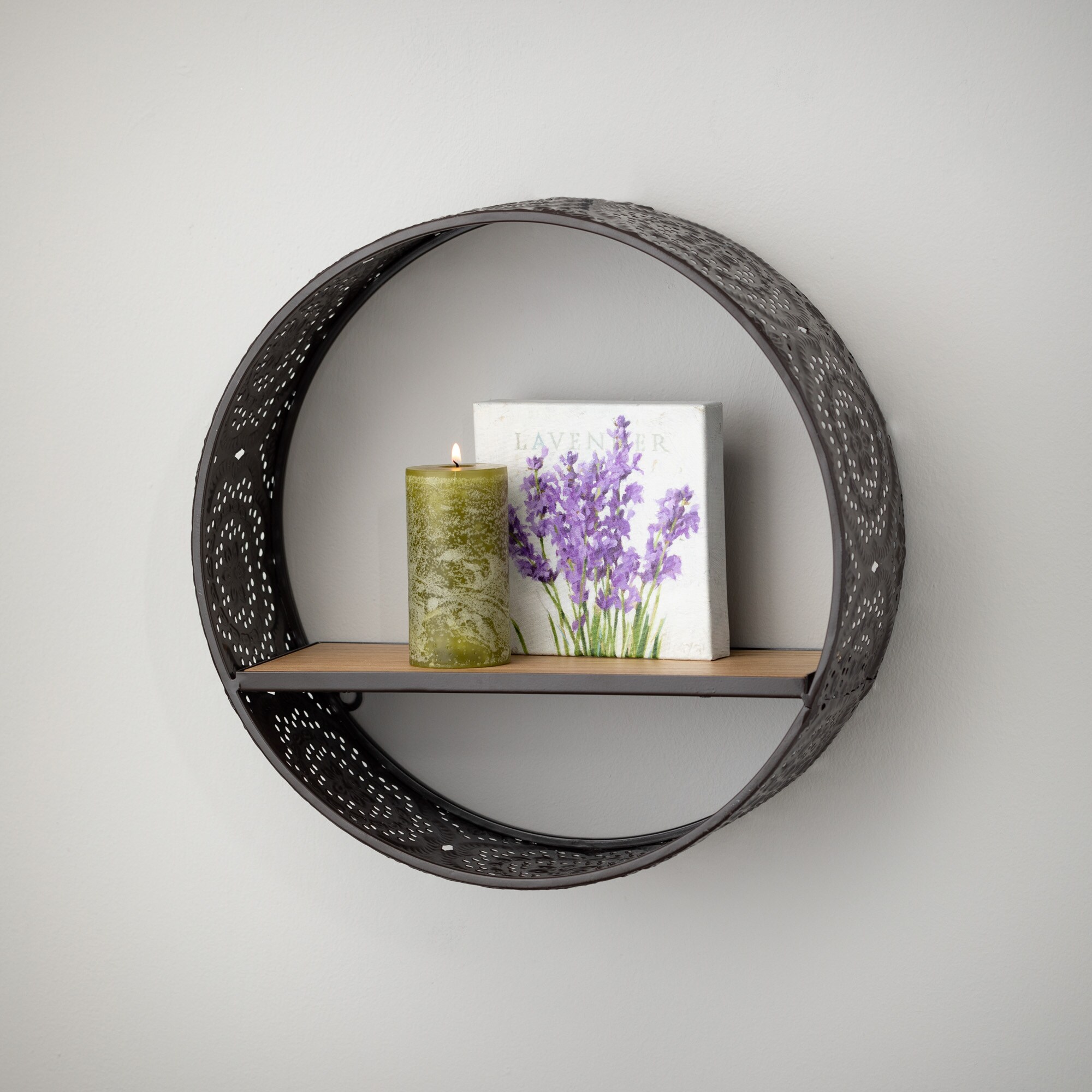 Sullivans MET1818 Wall-Mounted-Shelving - View #3