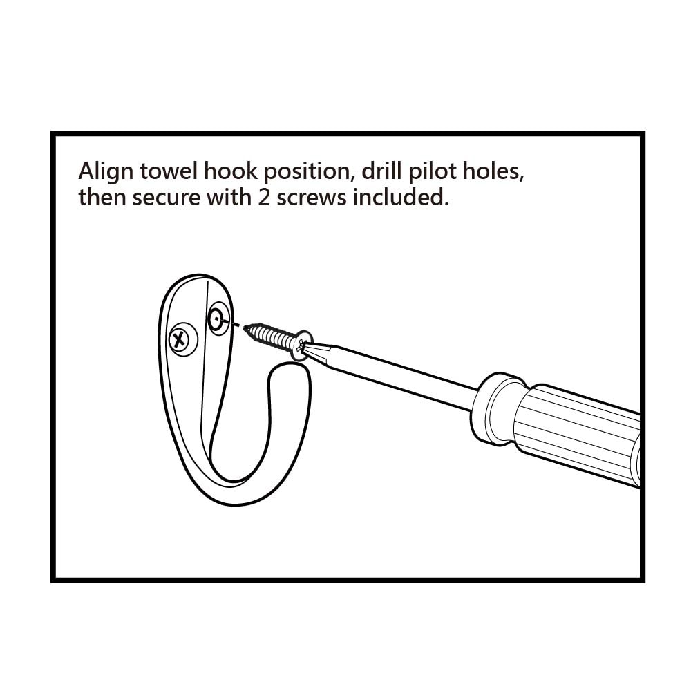 RELIABILT 30045PHXLG Robe-Hooks - View #6