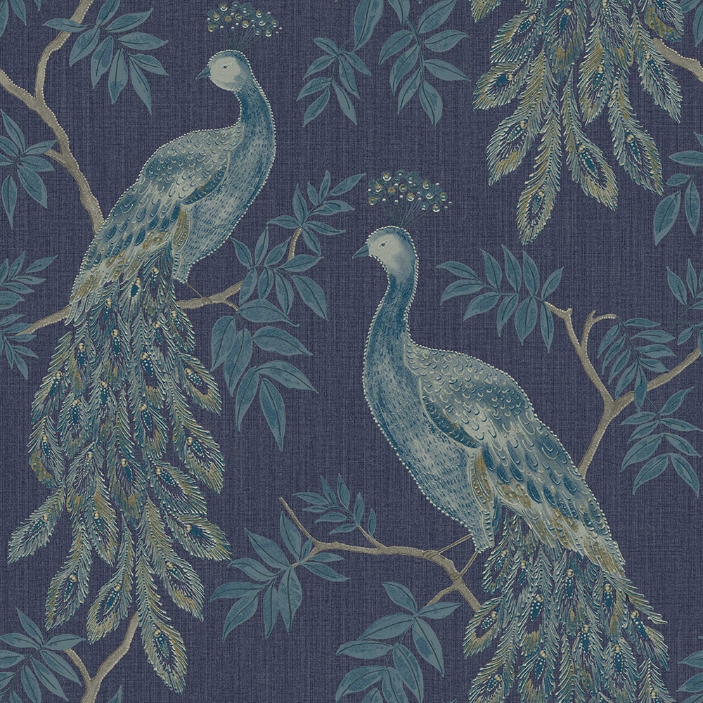 Arthouse Arthouse Tapestry Floral Textured Botanical Teal Pink Wallpaper