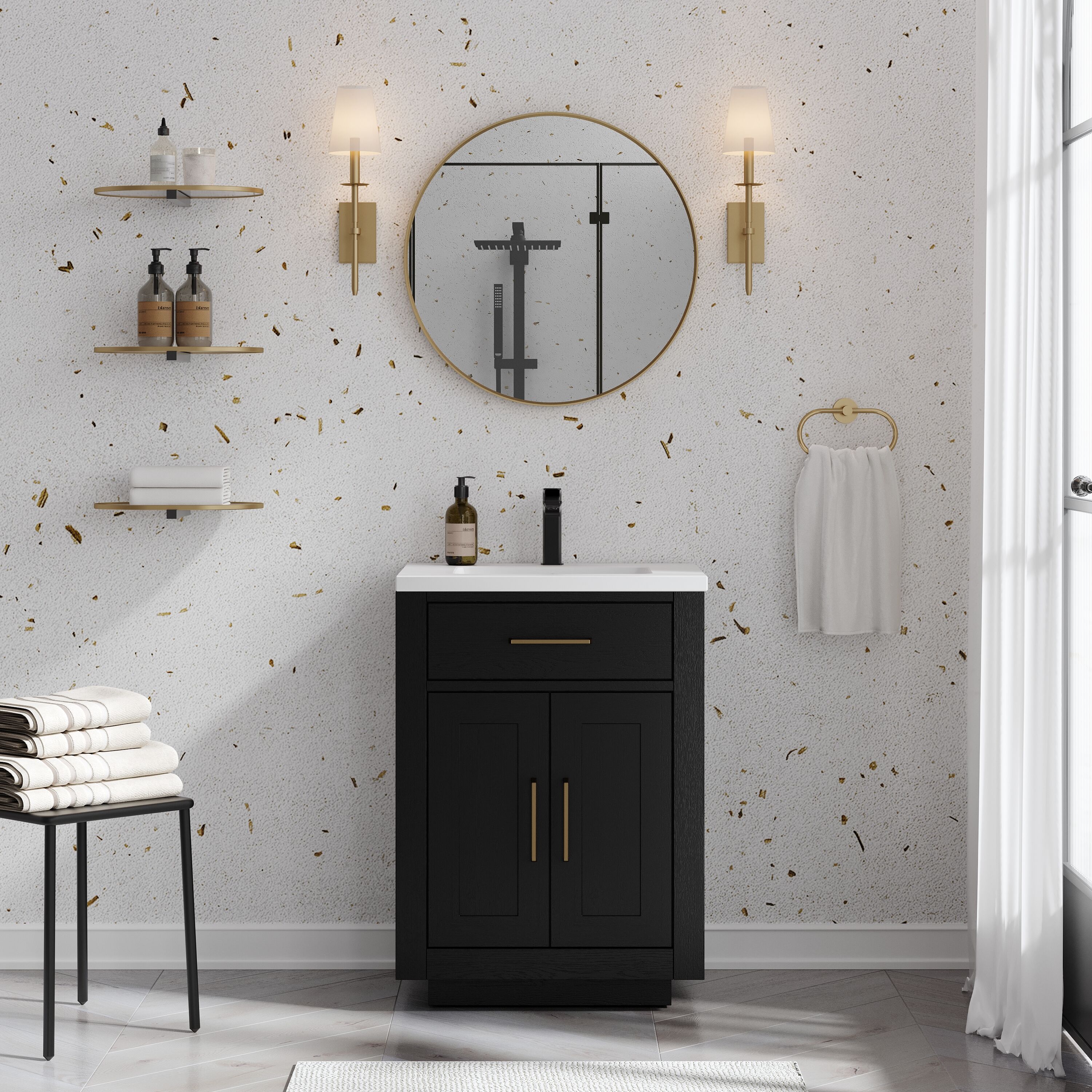 WELLFOR EX-3872 Bath-Vanity-Combo - View #2