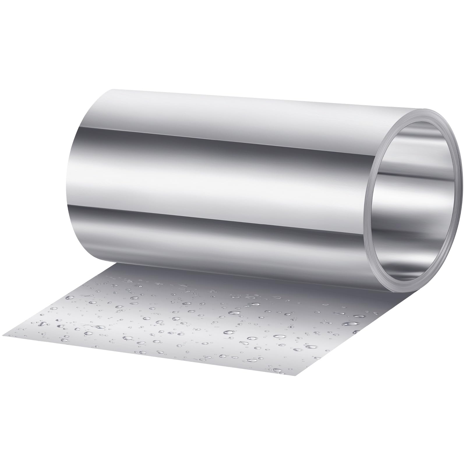 Phewnyzo  Aluminum Flashing Roll 14 Inch x 20 Foot Weatherproof Metal Roofing Panel for Sealing Windows Doors Siding Roofing Moss and Mildew