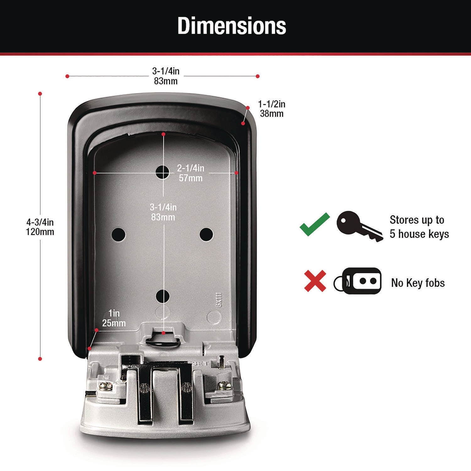 Master Lock 5401D Key-Safes - View #3