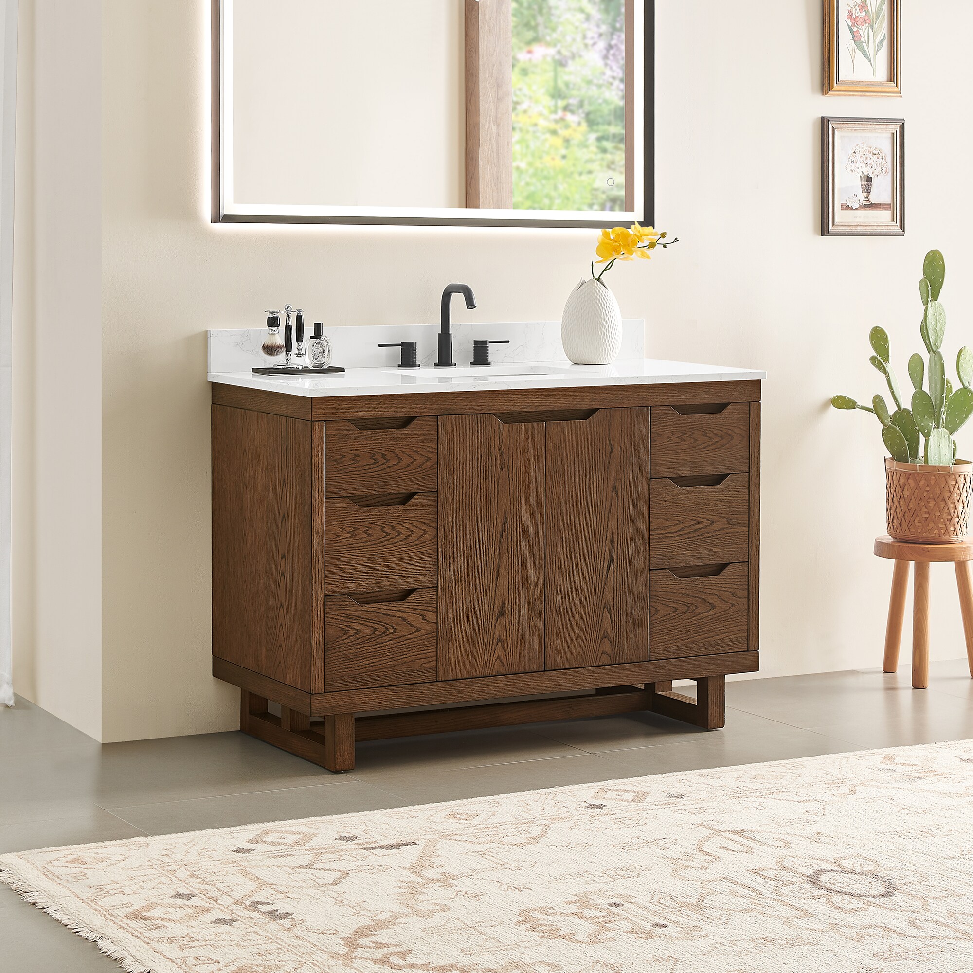 Altair 573048-BK-GW-NM Bath-Vanity-Combo - View #3