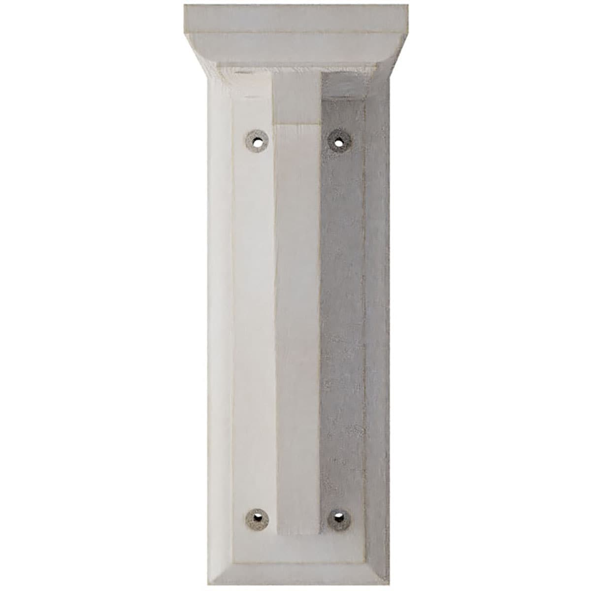 Chalk Dust White Rubberwood Vintage Decor Corbel Bracket