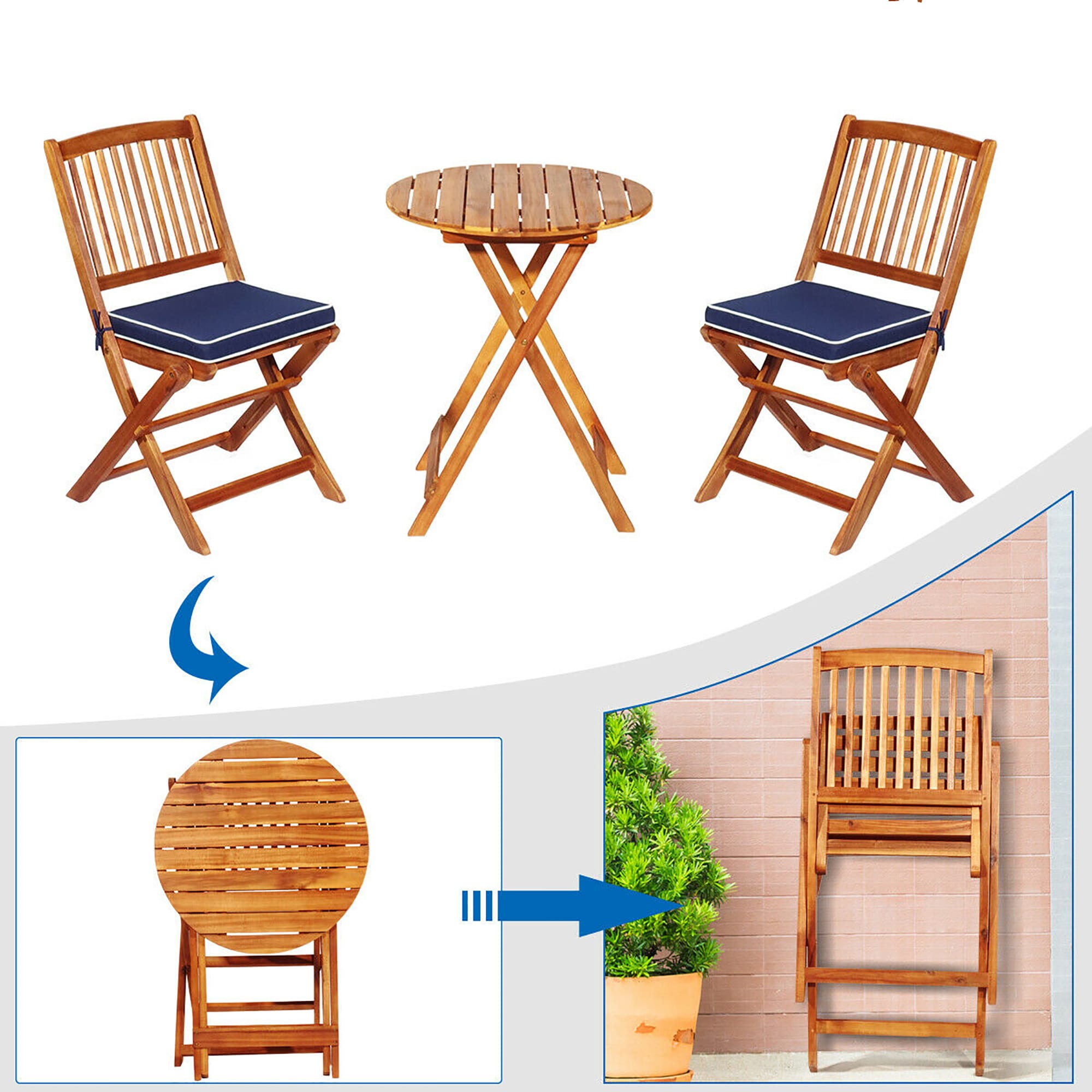 Costway HW65875NY Patio-Conversation-Sets - View #2