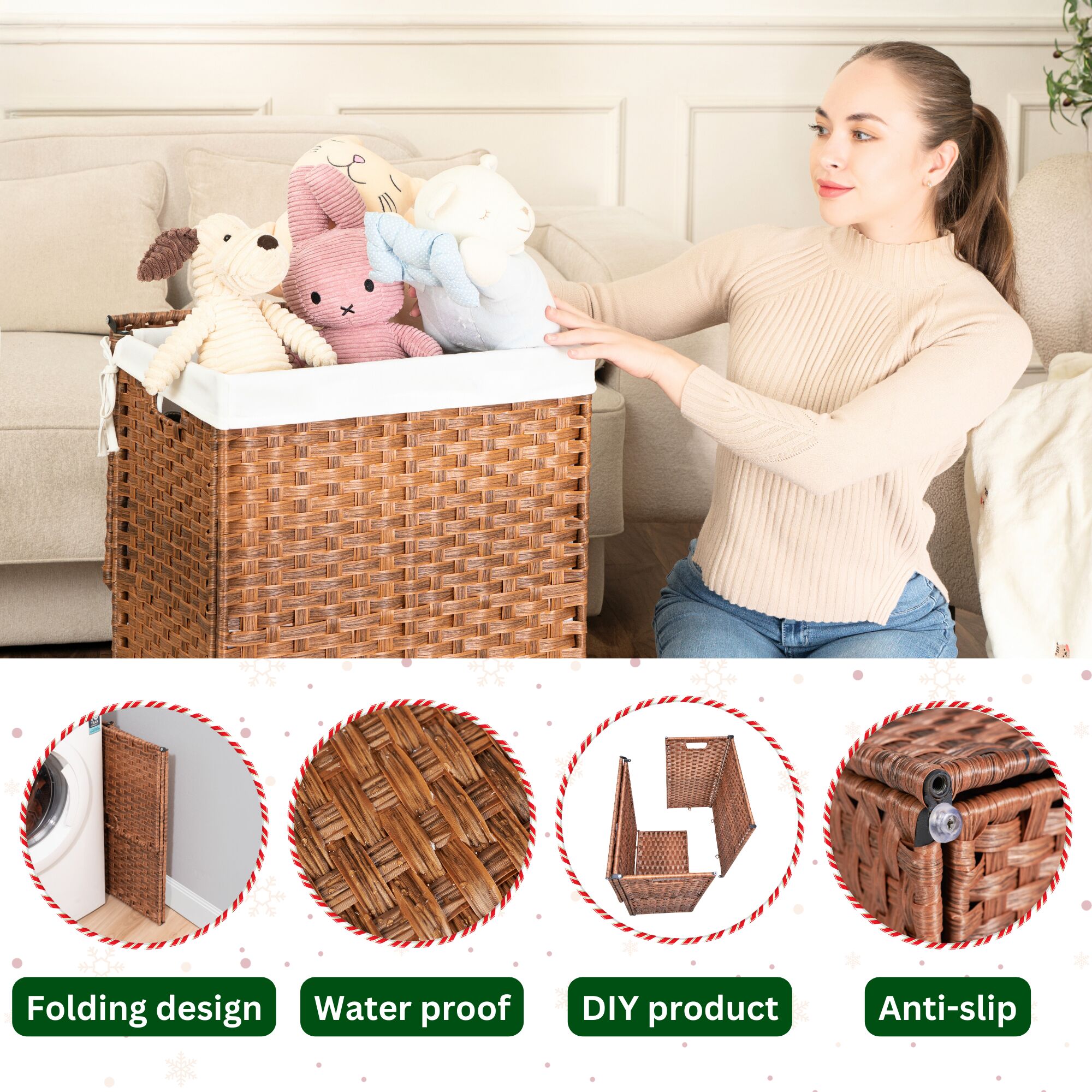 ZAKLOOP XU1422137077 Hamper-Baskets - View #2