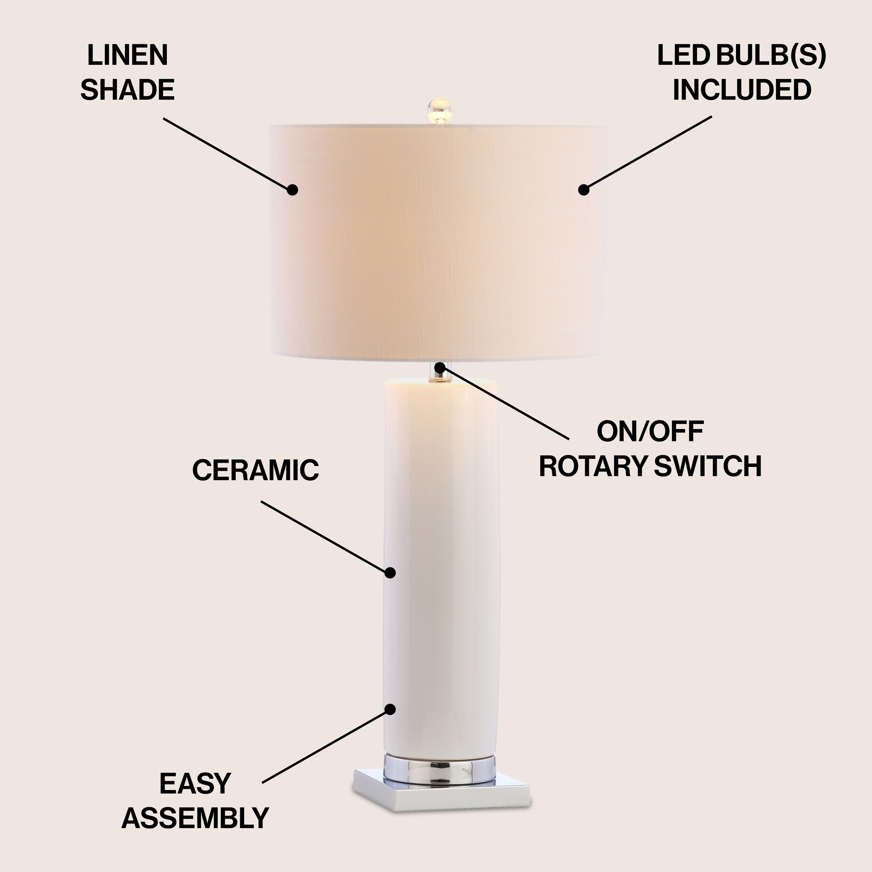 JONATHAN  Y JYL8021A Table-Lamps - View #3