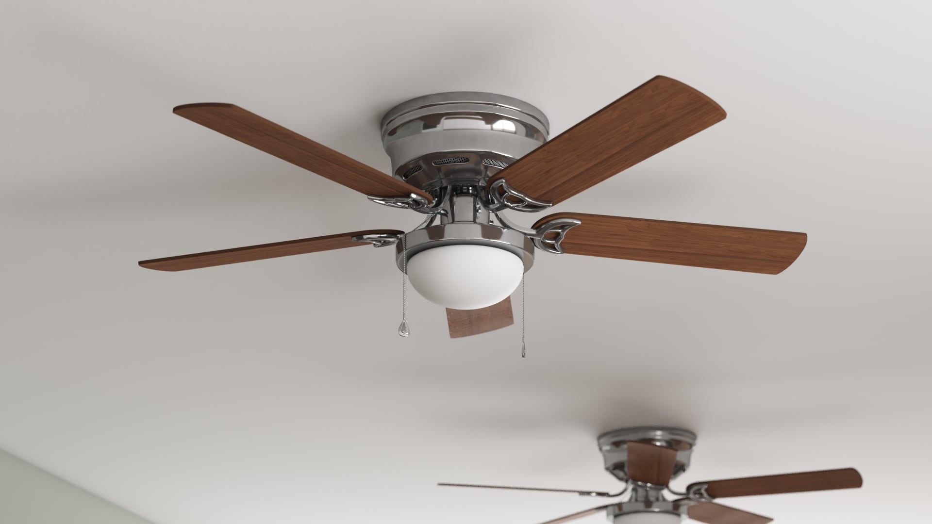 Harbor Breeze Armitage 52-in Bronze LED Indoor Flush Mount Ceiling Fan with kit 