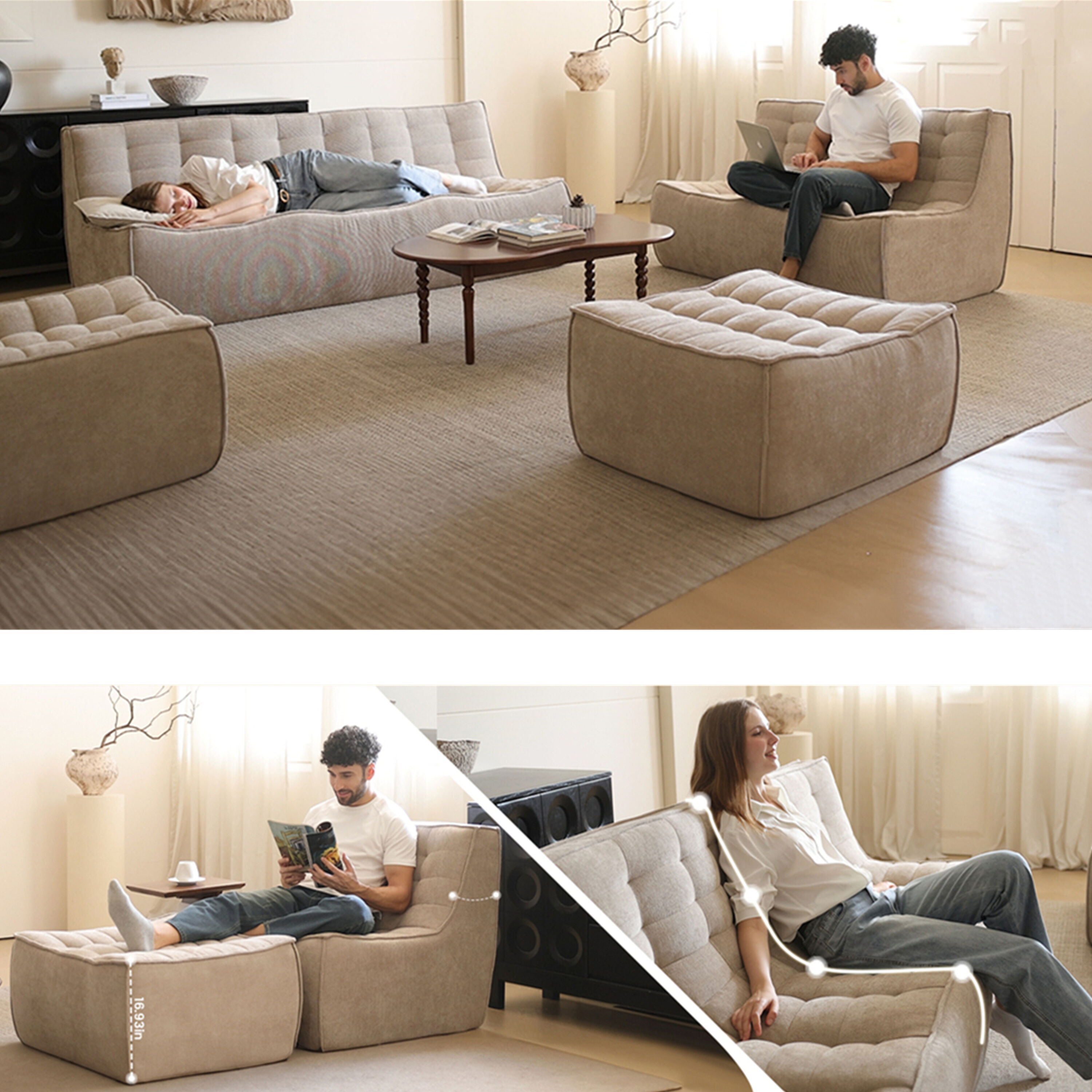 BuotiqHom DH-S1-131KH Sofas-Loveseats - View #4