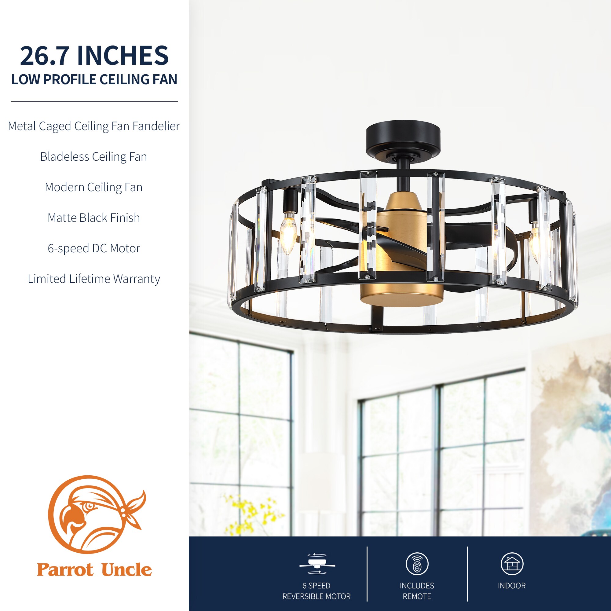 Parrot Uncle F8282110V Ceiling-Fans - View #8