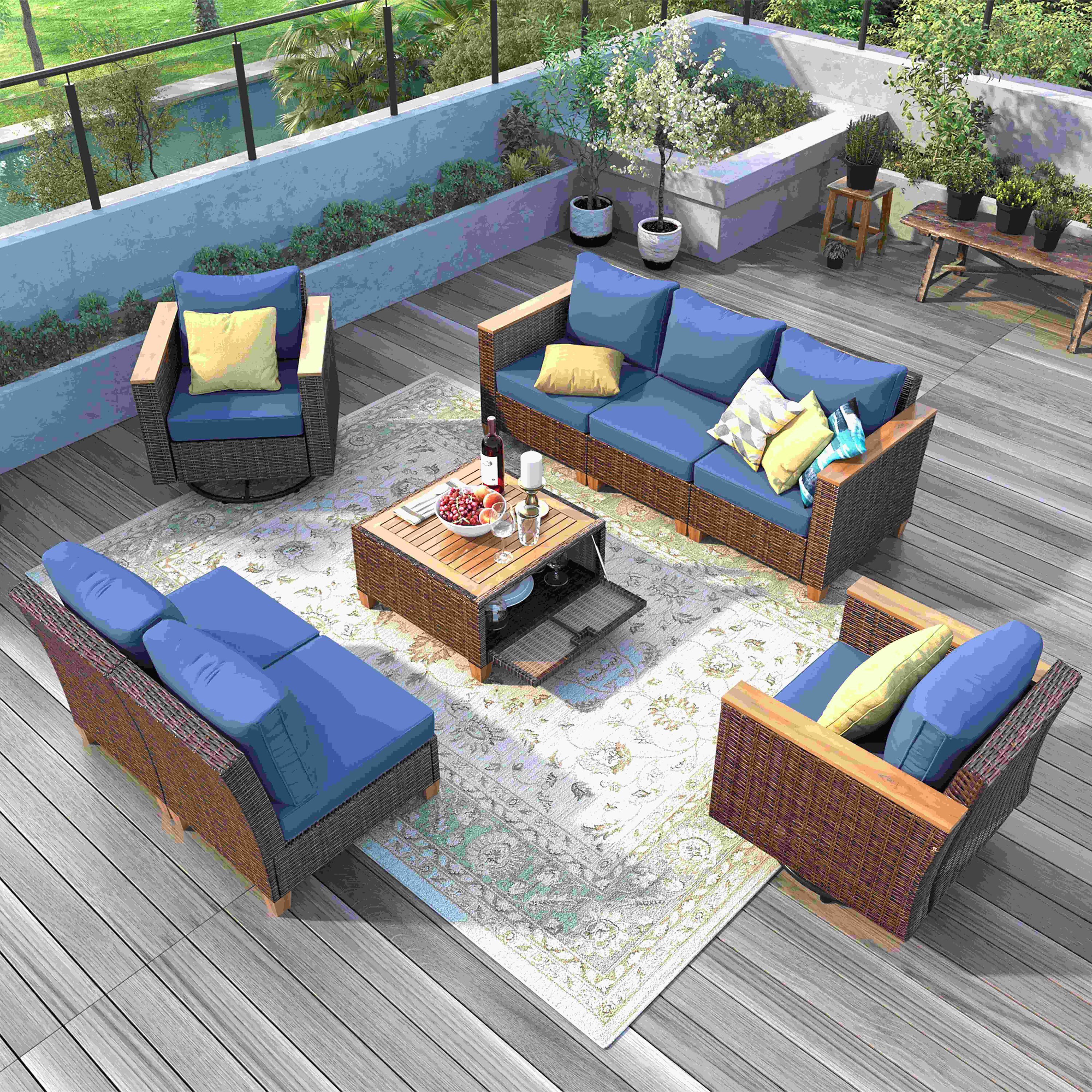 BABOOM BOM-005016E-OR Patio-Conversation-Sets - View #3