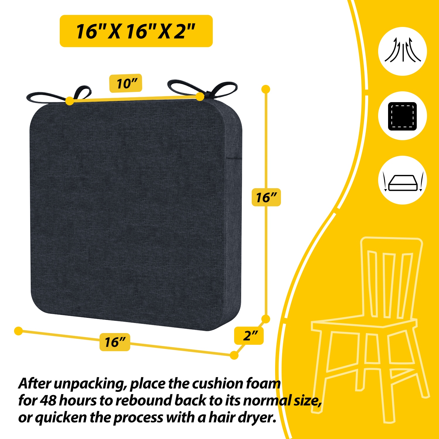  PL-MT-CGRAY-4 Indoor-Chair-Cushions - View #3