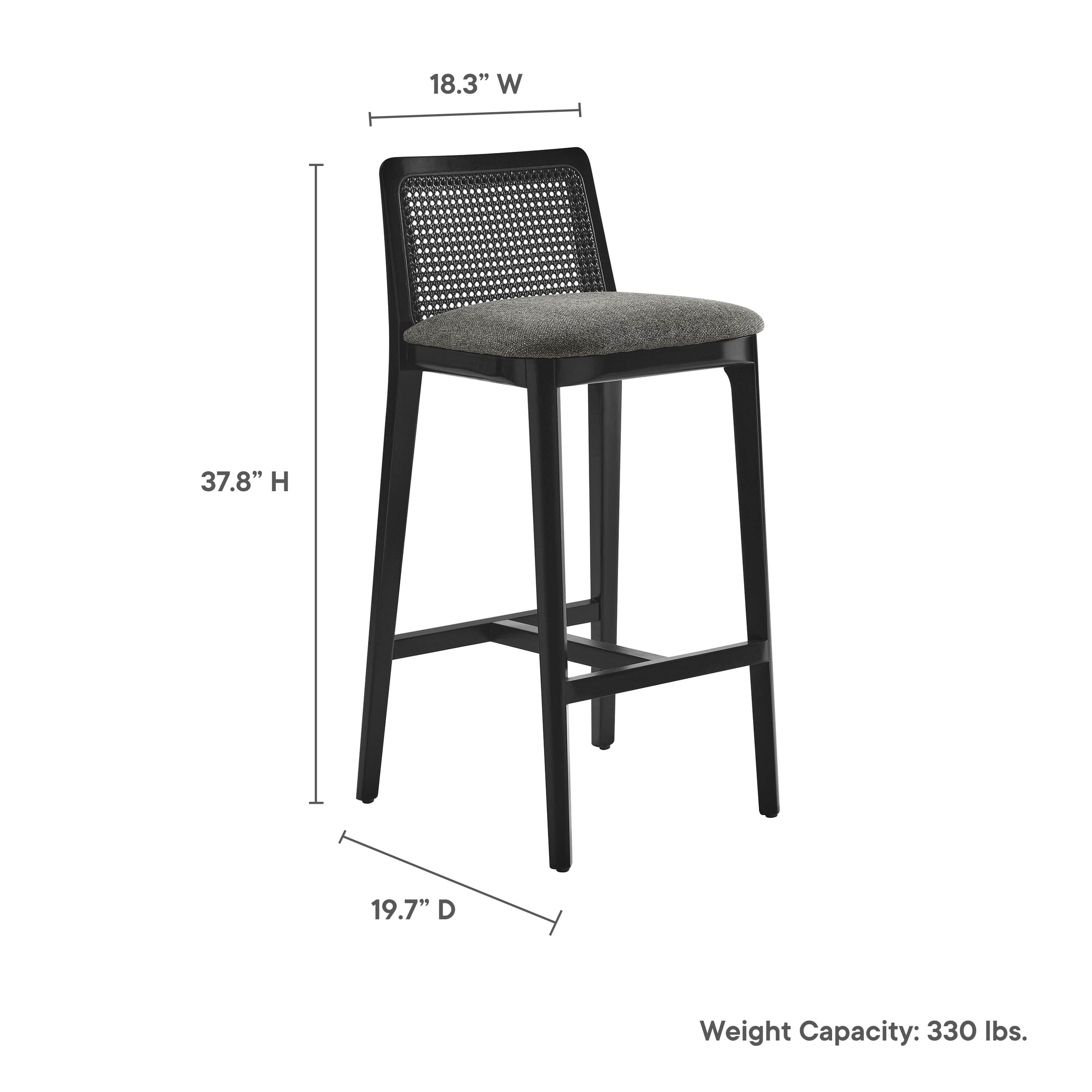 Modway EEI-6846-BLK-BLK-GRY stools - View #3