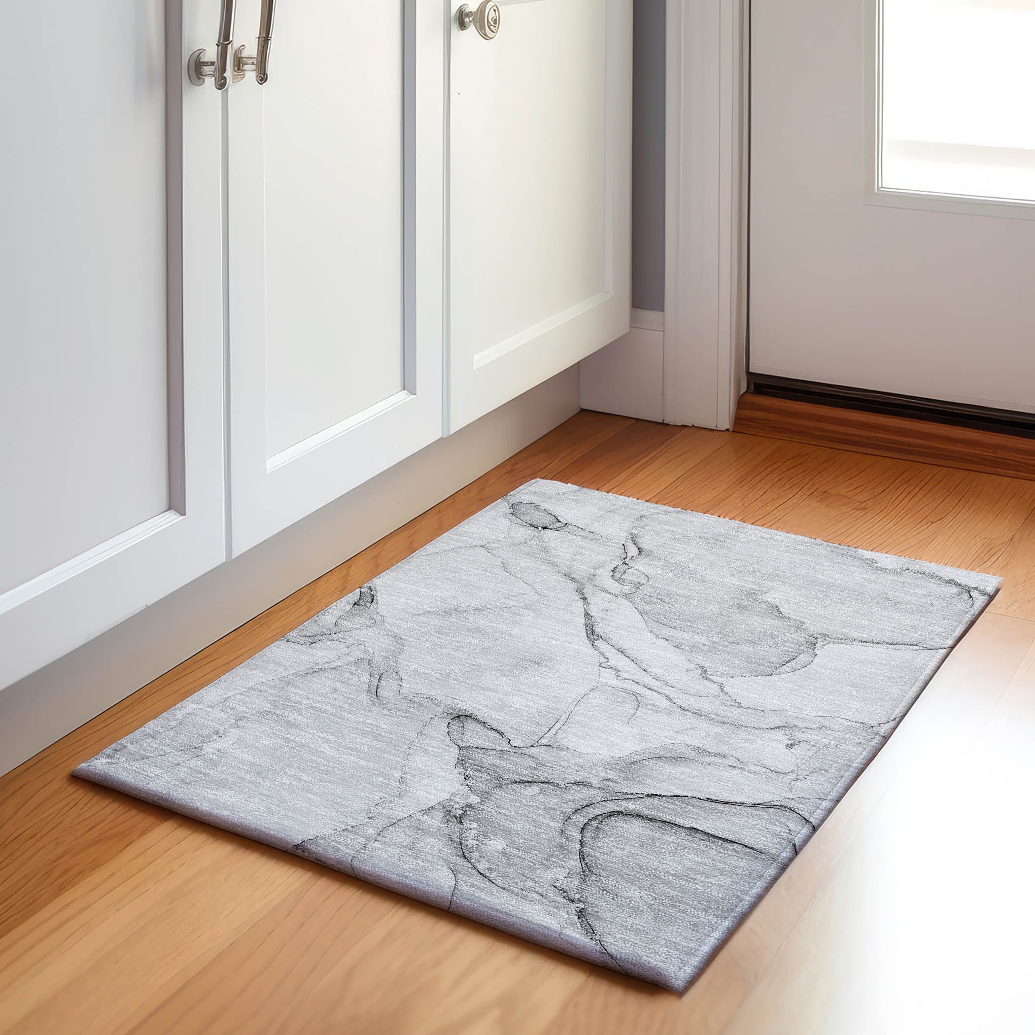 Addison Rugs AMF539MZ2X8 Mayfield AMF539MZ 2 x 7 (ft) Loomed Polyester Mint Rectangular Indoor Geometric Machine washable Area rug