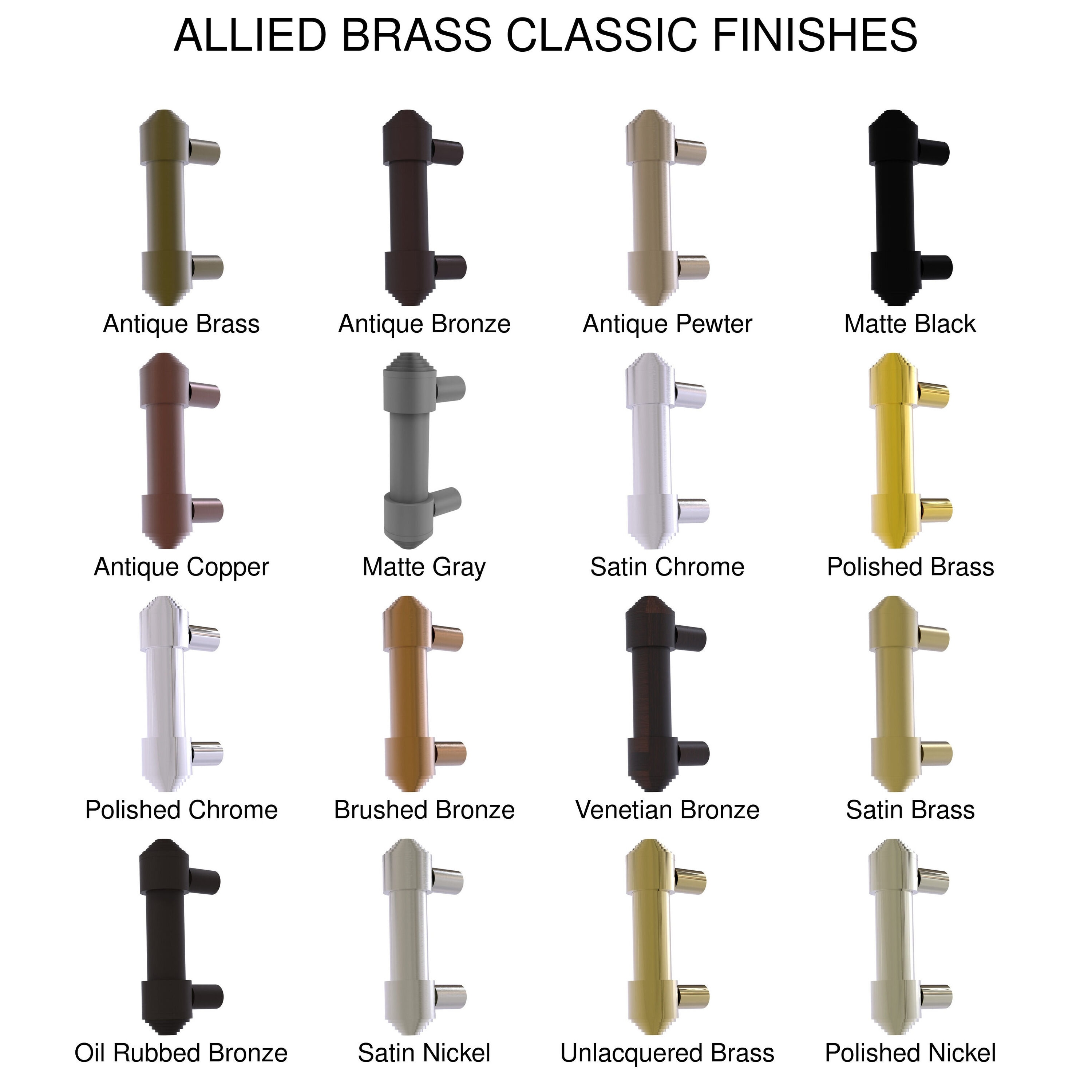 Allied Brass AT-30-UNL Cabinet-Pulls - View #3