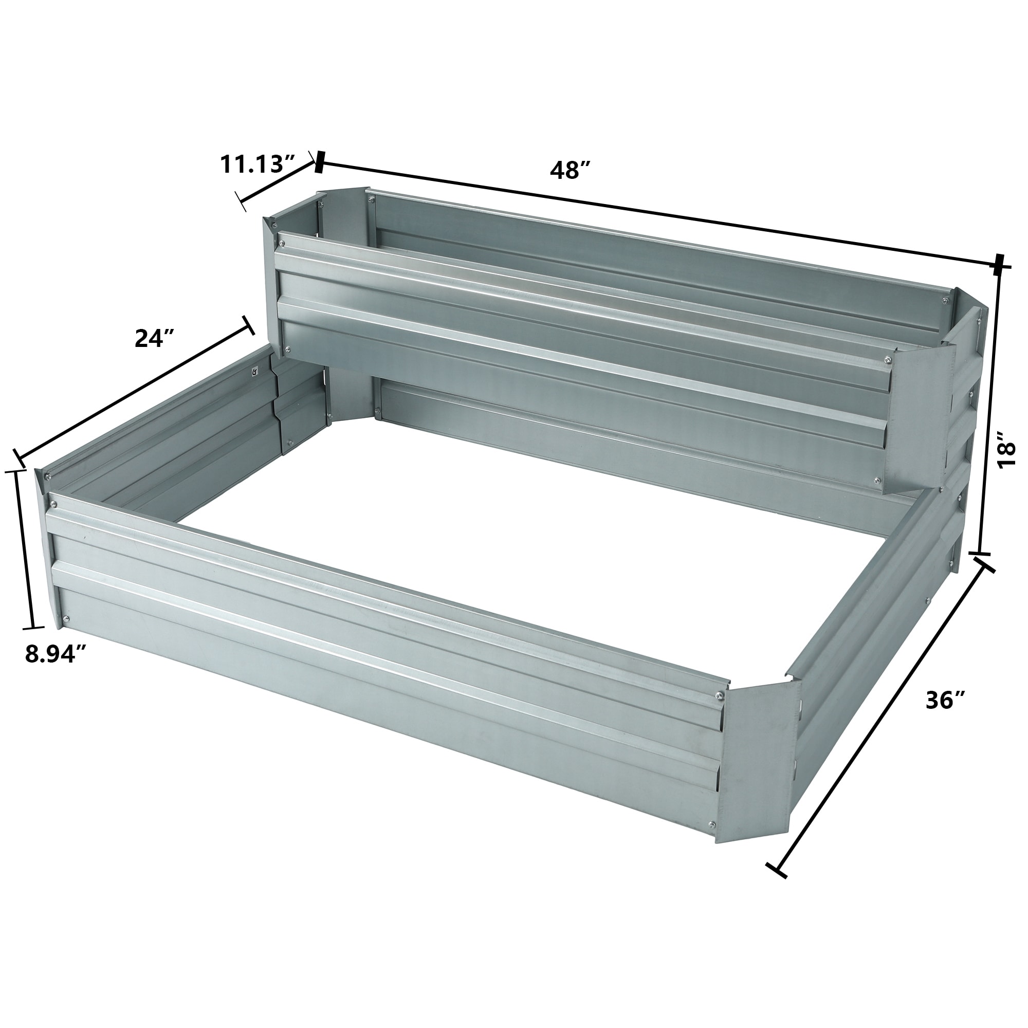 LuxenHome WHPL1274 Raised-Garden-Beds - View #9