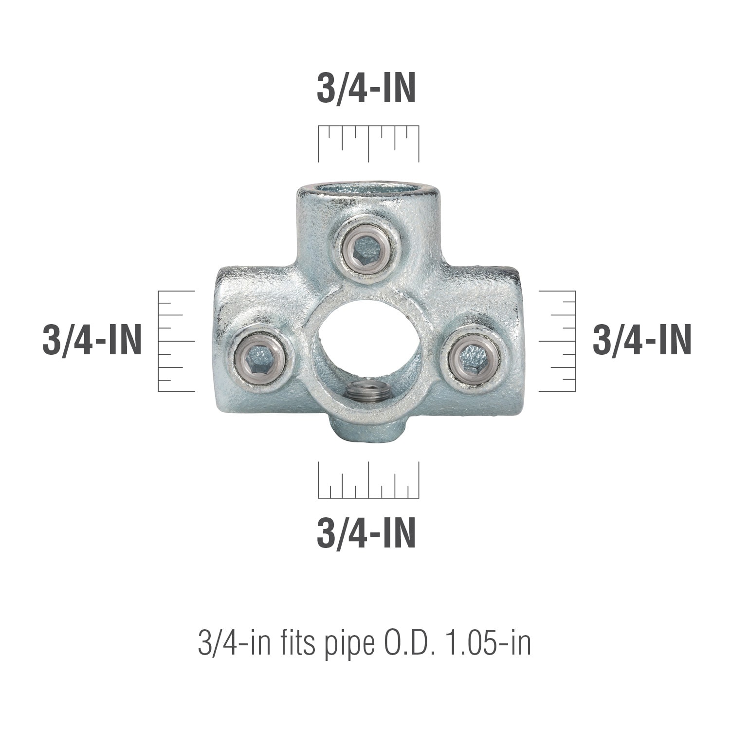 SteelTek 677-604HC Structural-Pipe-Fittings - View #3