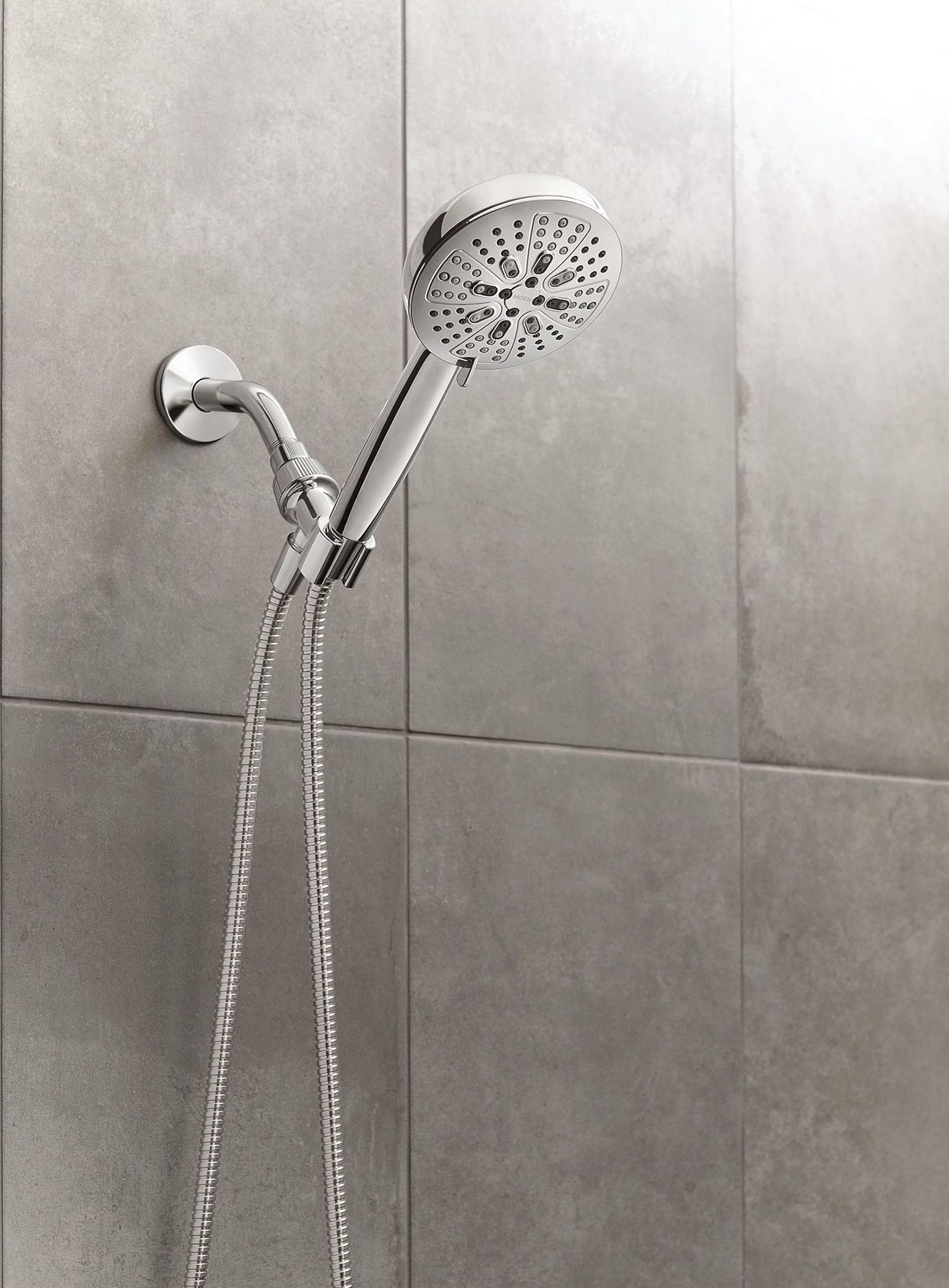 Moen Hydro Energetix High Pressure Handheld Shower Head with 8 Spray ...