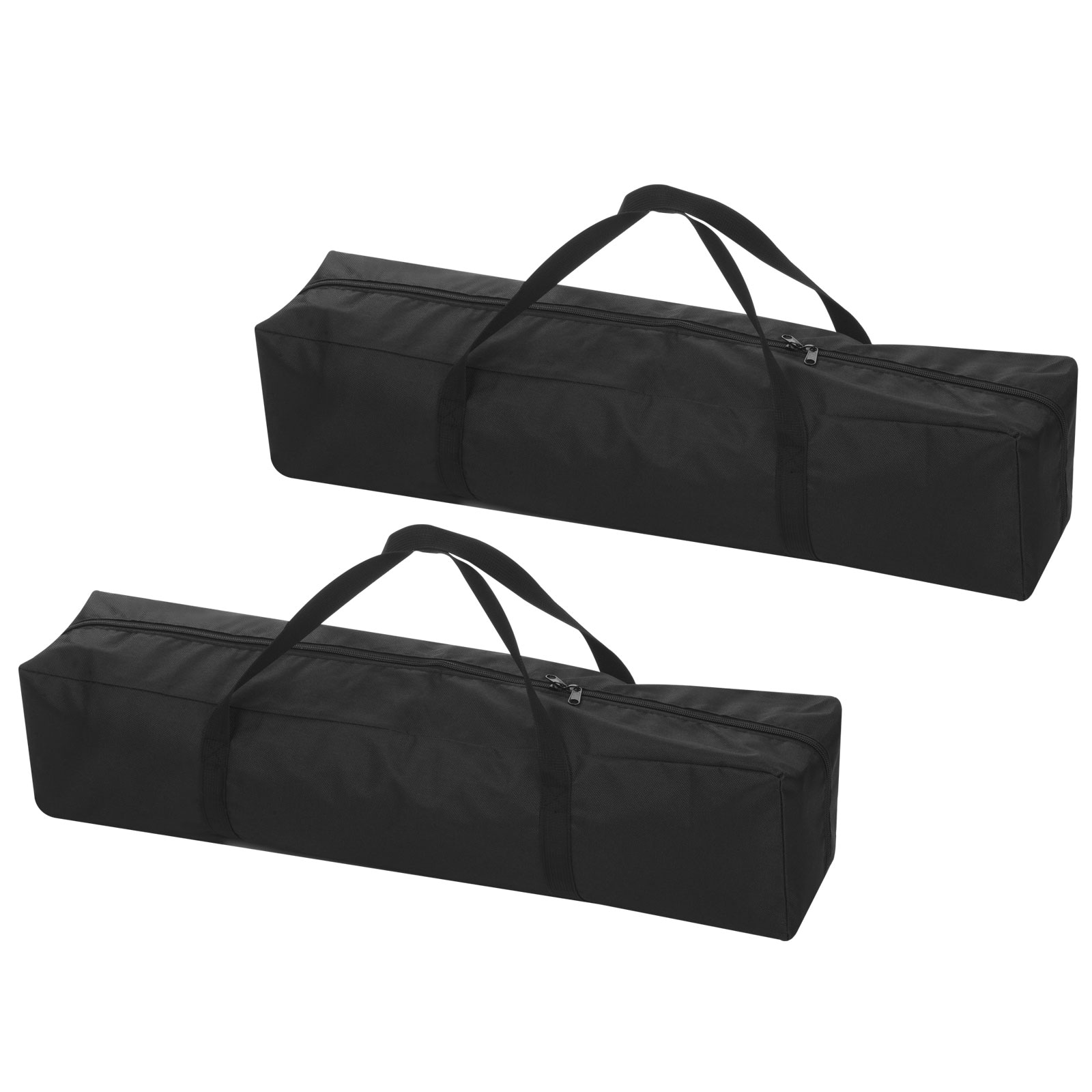 PATIKIL 25 Inch Tripod Monopod Case Bag 2pcs Nylon Folding Chair Storage Bag Camping Bag Replacement Tripod Carrying Case with Shoulder Strap for Outdoor Travel Camping Black