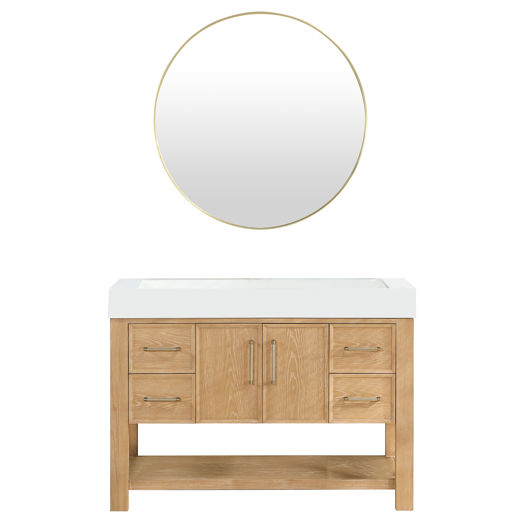 Vinnova 707148-WA-WH Bath-Vanity-Combo - View #4
