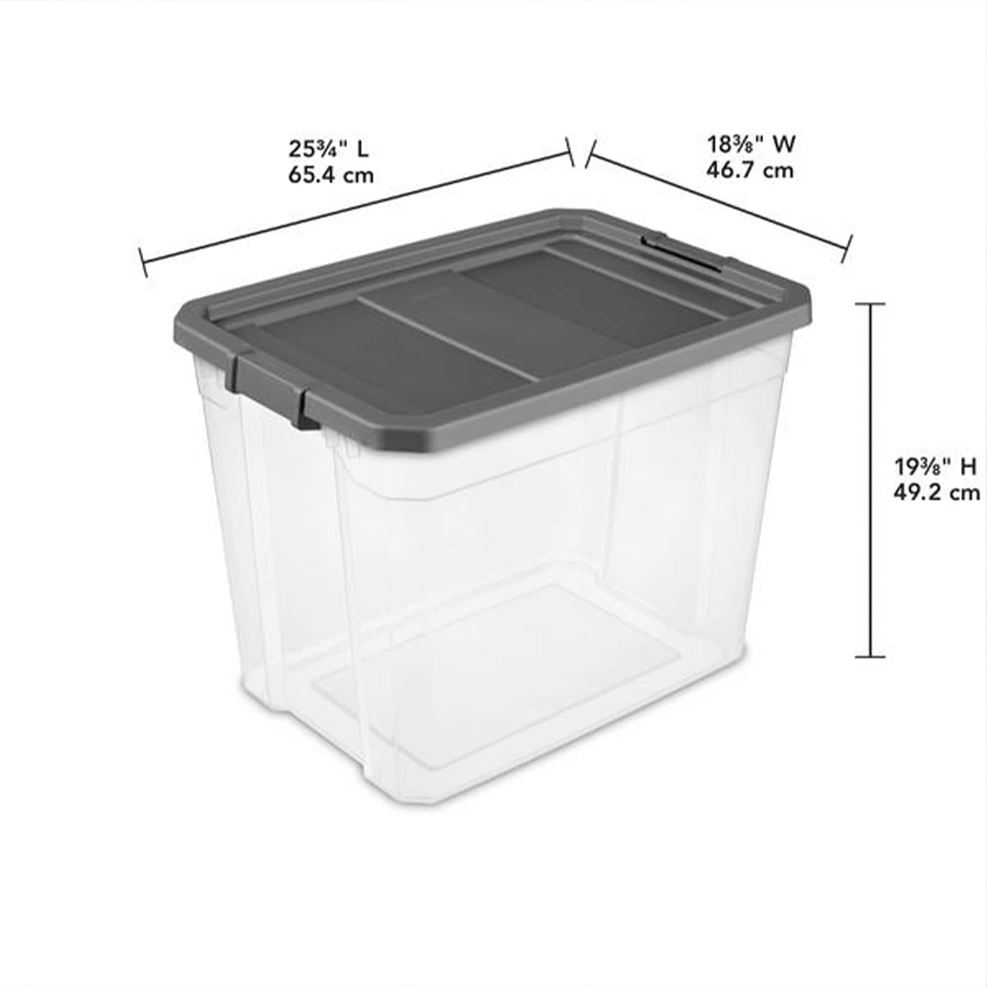 Commander 27-Gallon Storage Totes, $8.98 at Lowe's