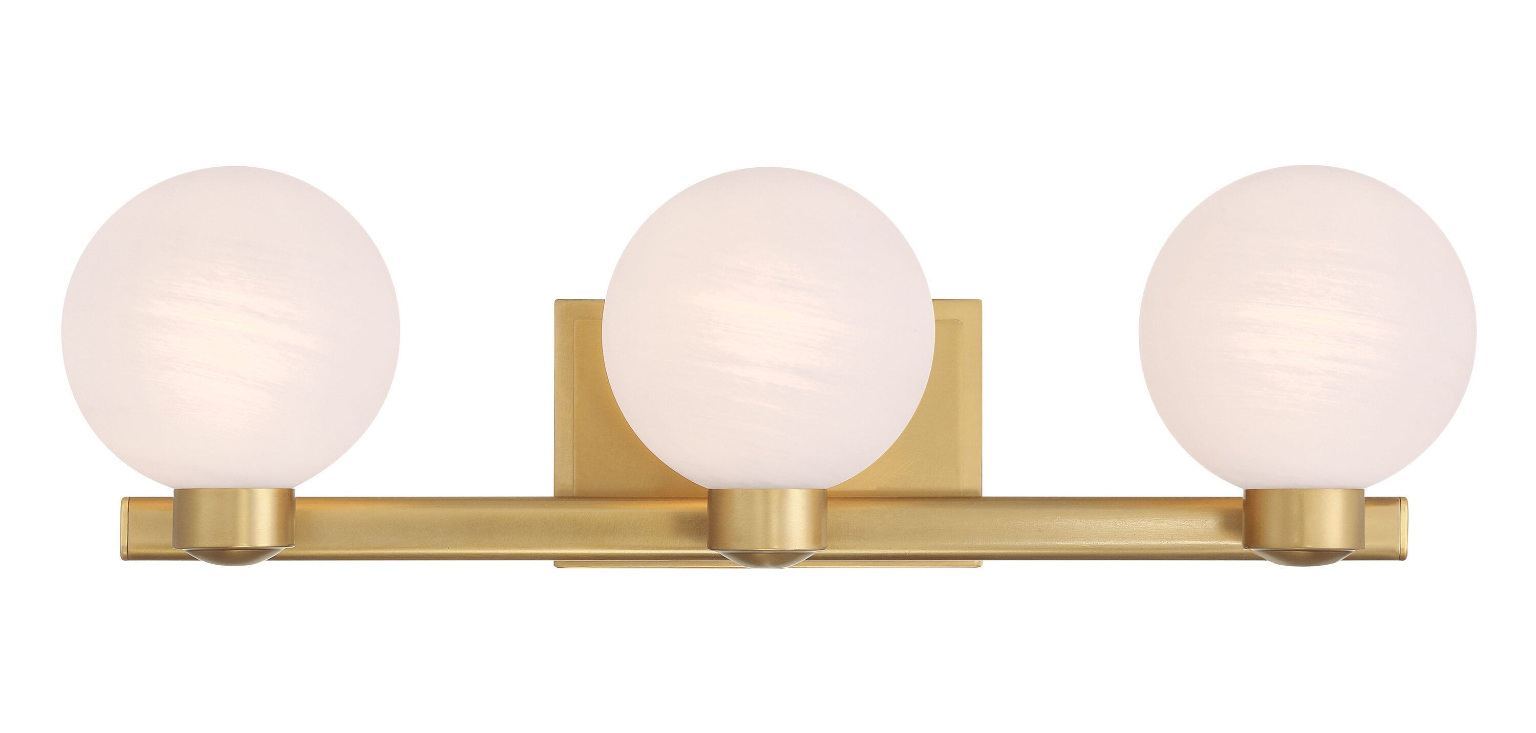 Minka Lavery 3493-732 Mooncrest 25 3 -Light Satin Brass Modern/contemporary Vanity light bar