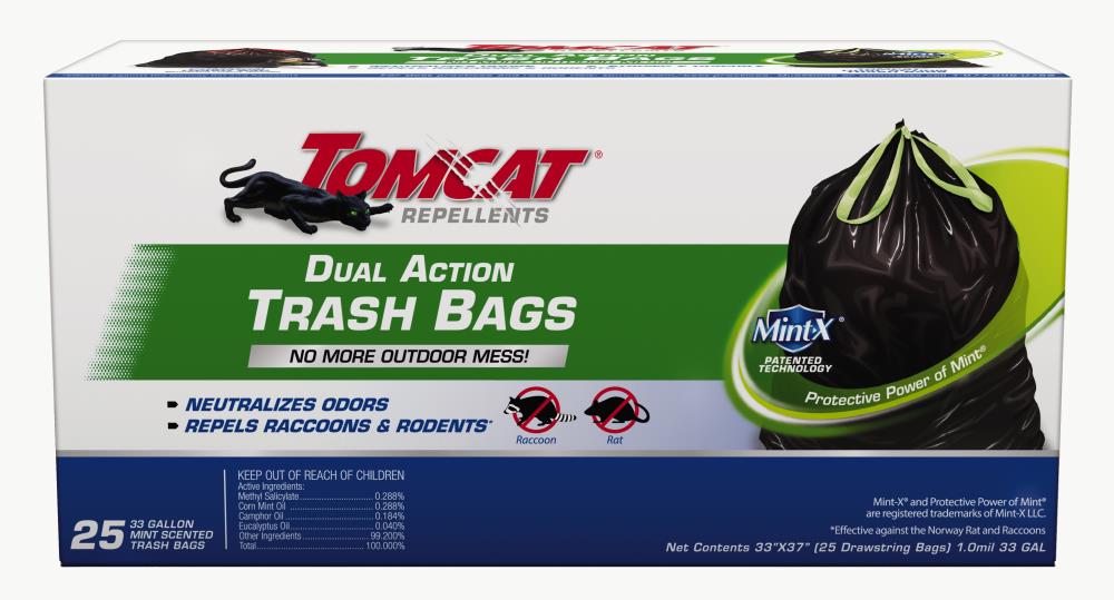 The Best  Minty trash bags repel critters