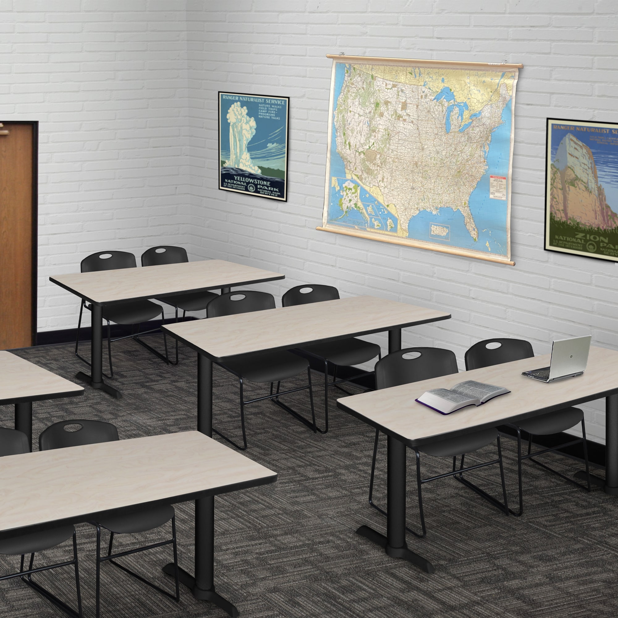 Regency MTRCT4824PL44BK Office-Tables - View #9