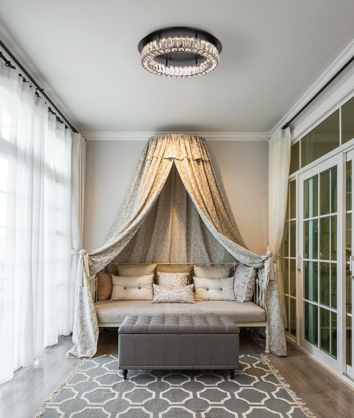 Elegant Decor HF10509F22BK flushmounts - View #7