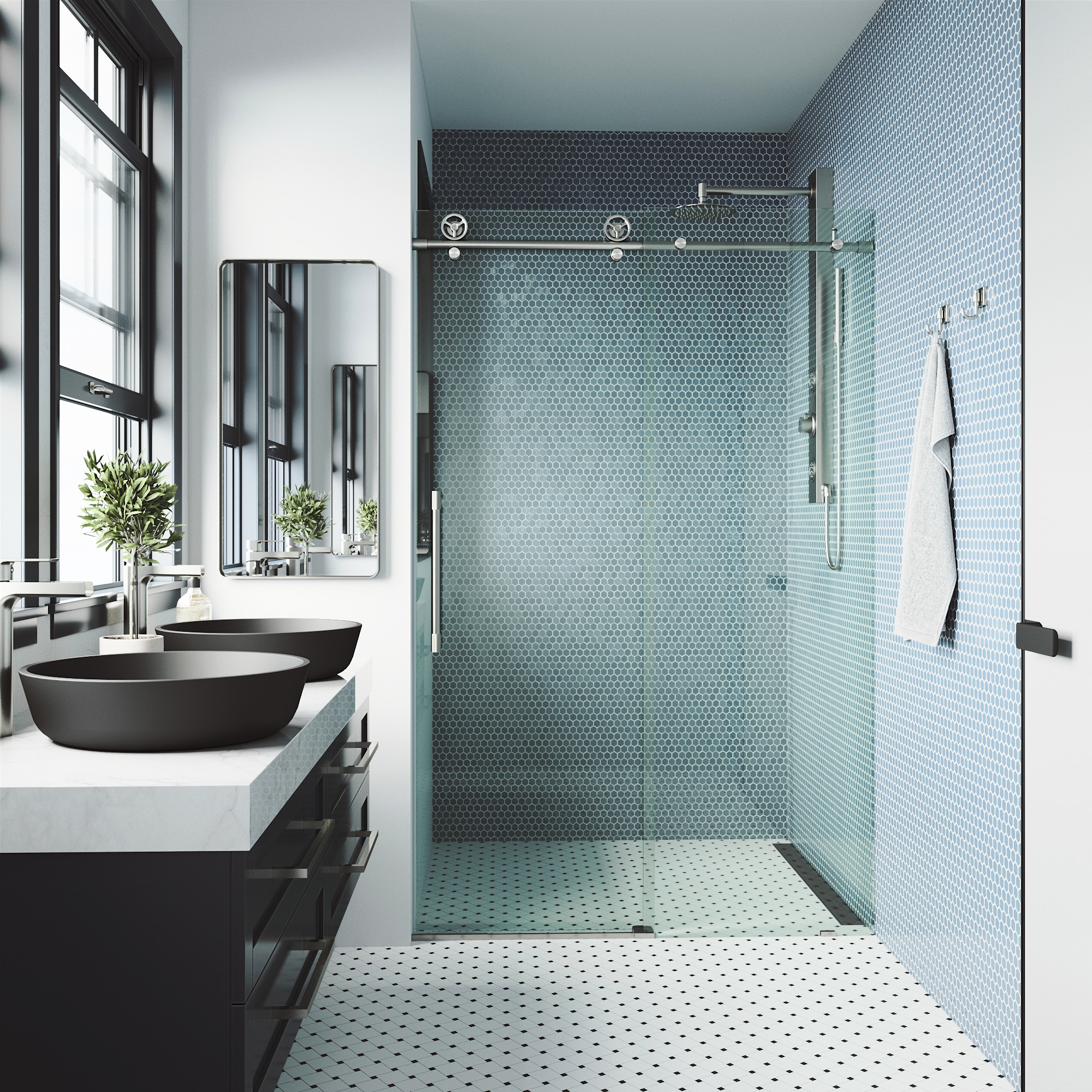 VIGO VG6044STCL7276 Shower-Doors - View #4