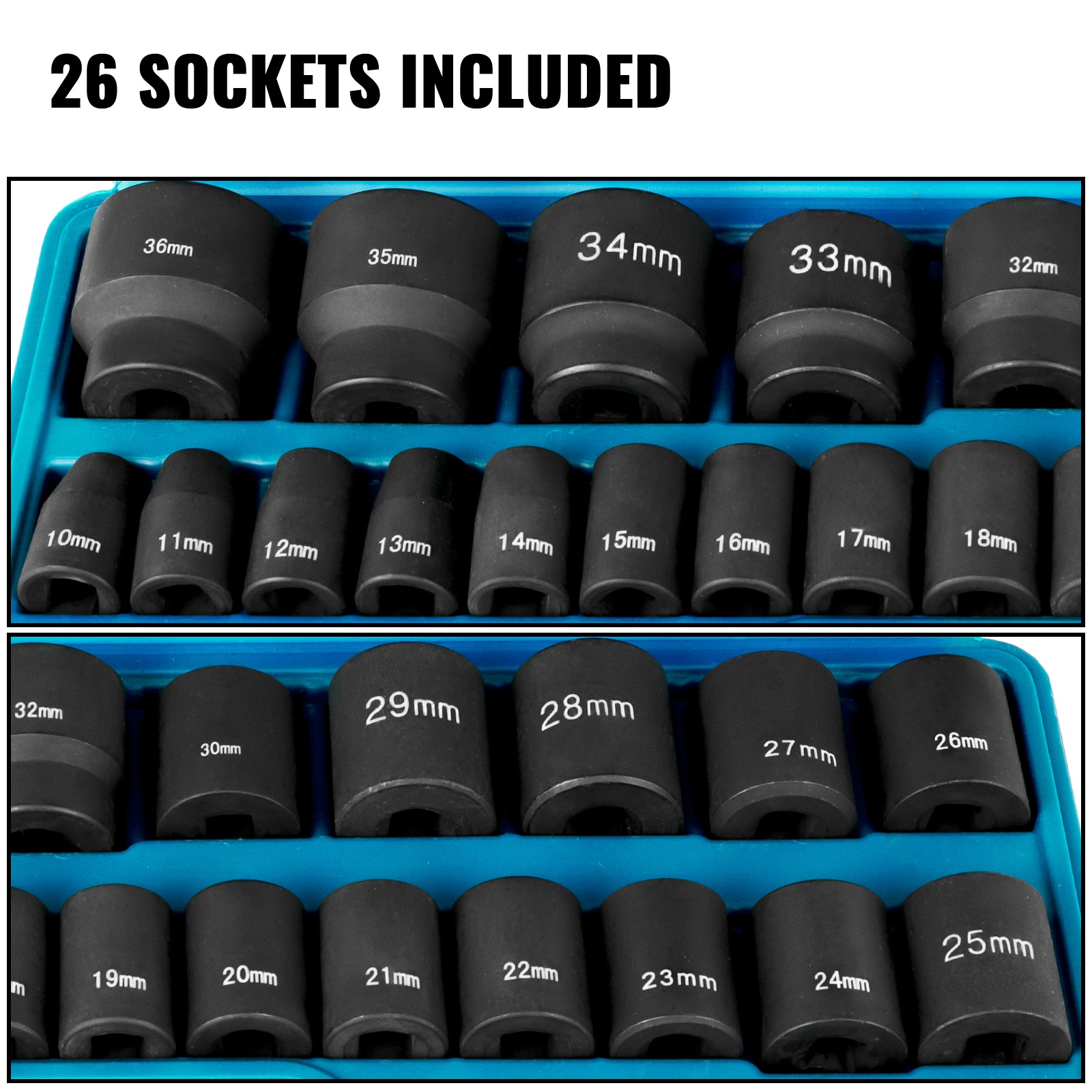 VEVOR CJTT12IN26PC00001V0 Impact-Socket-Sets - View #6