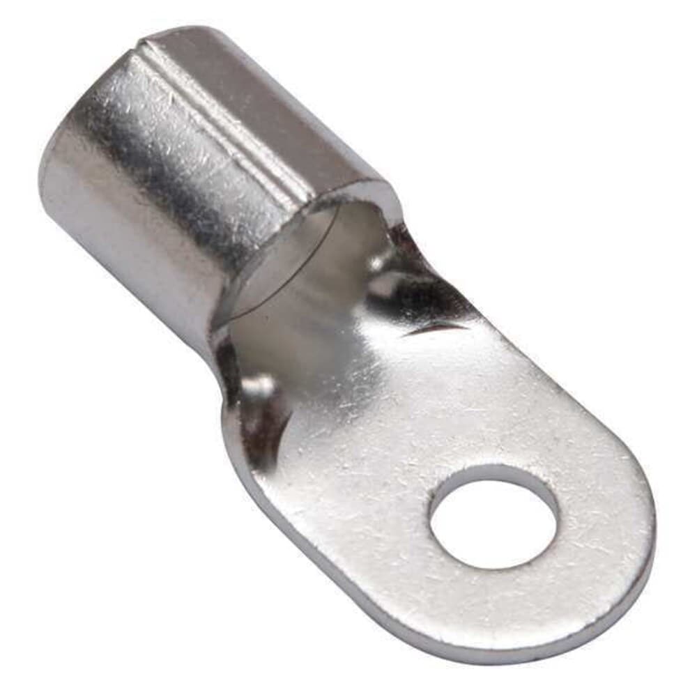 BURNDY One-Hole Compression Lug 2/0 AWG Max 5/16 in Stud Long Barrel Copper None