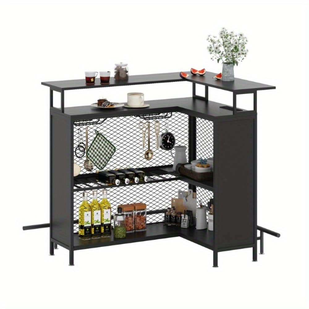 U-HOMY JL-027BK-HM Dining-Kitchen-Storarge - View #2