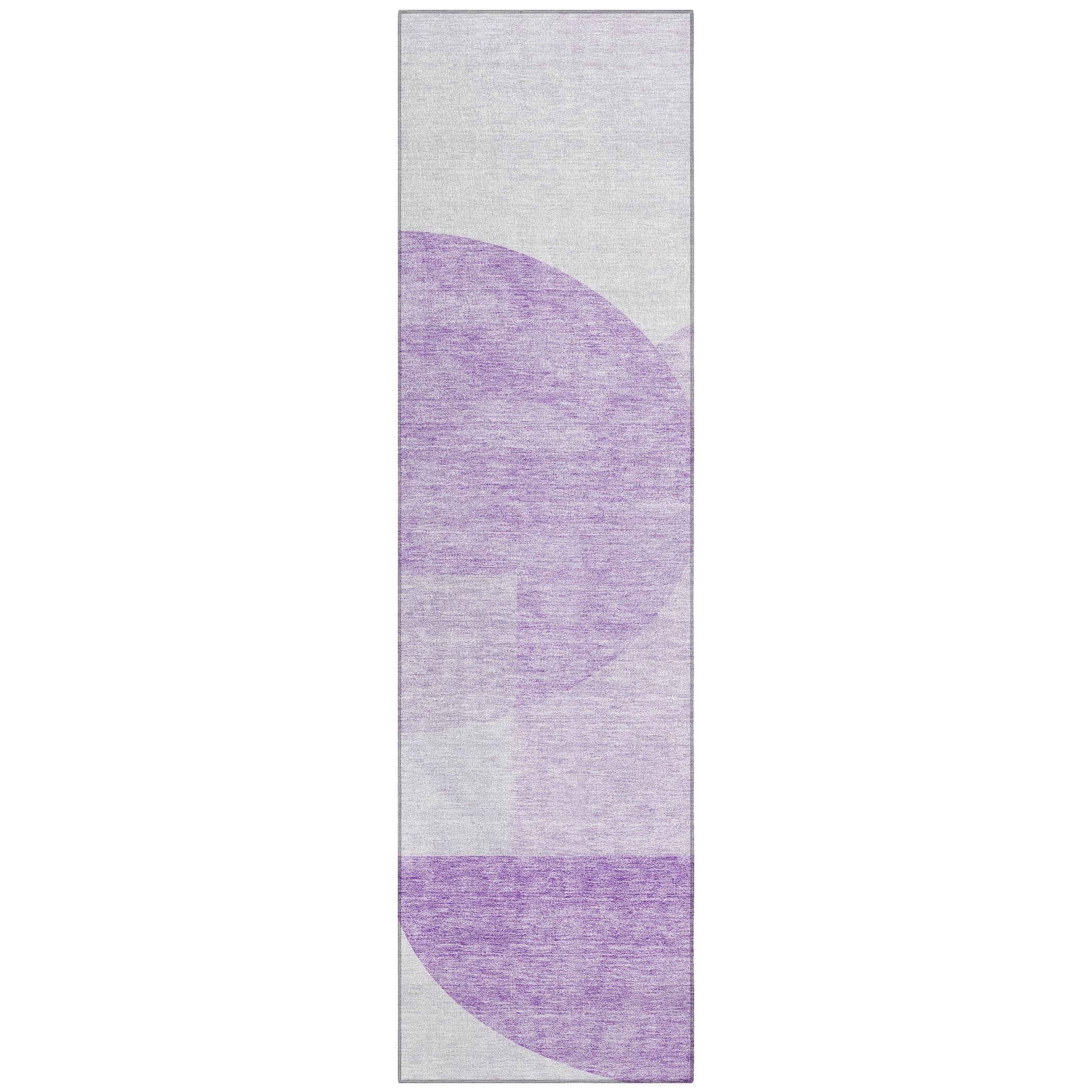 Addison Rugs ACN678PP2X8 Chantille ACN678PP 2 x 7 (ft) Polyester Purple Rectangular Indoor/Outdoor Geometric Machine washable Runner rug