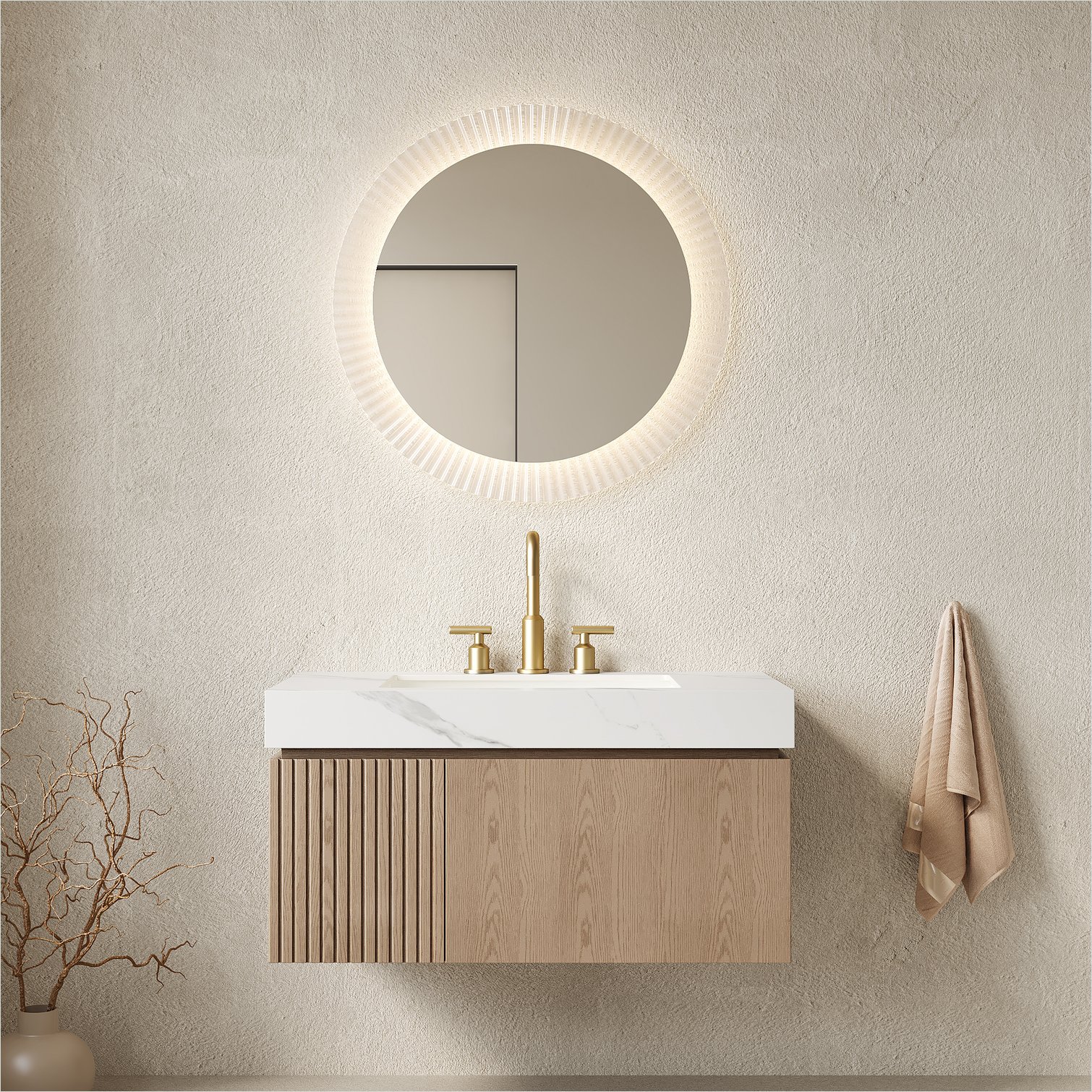 SunJet 553BLX13OKWG Bath-Vanity-Combo - View #2