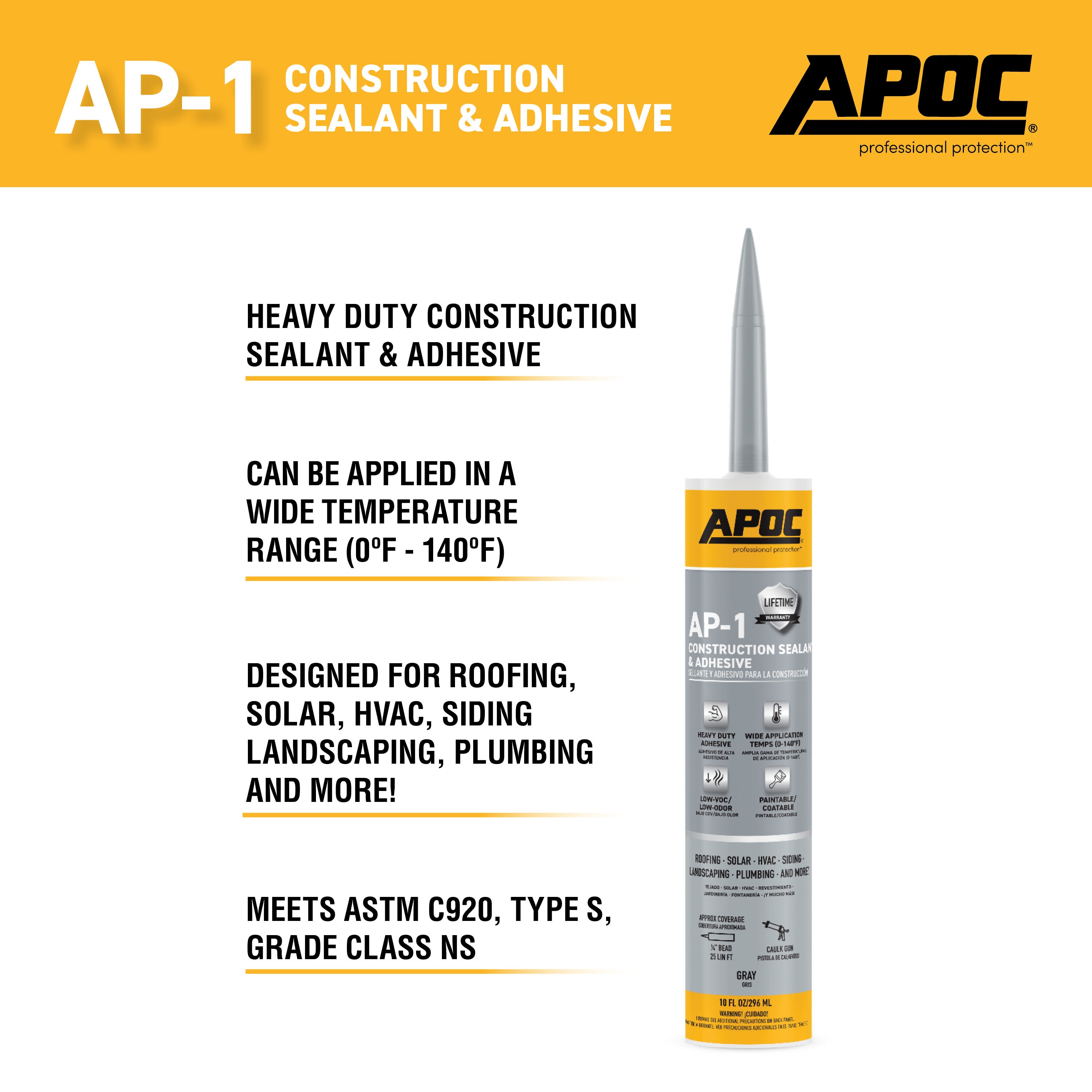 APOC AP-1000-7-61 Roof-Sealants - View #6