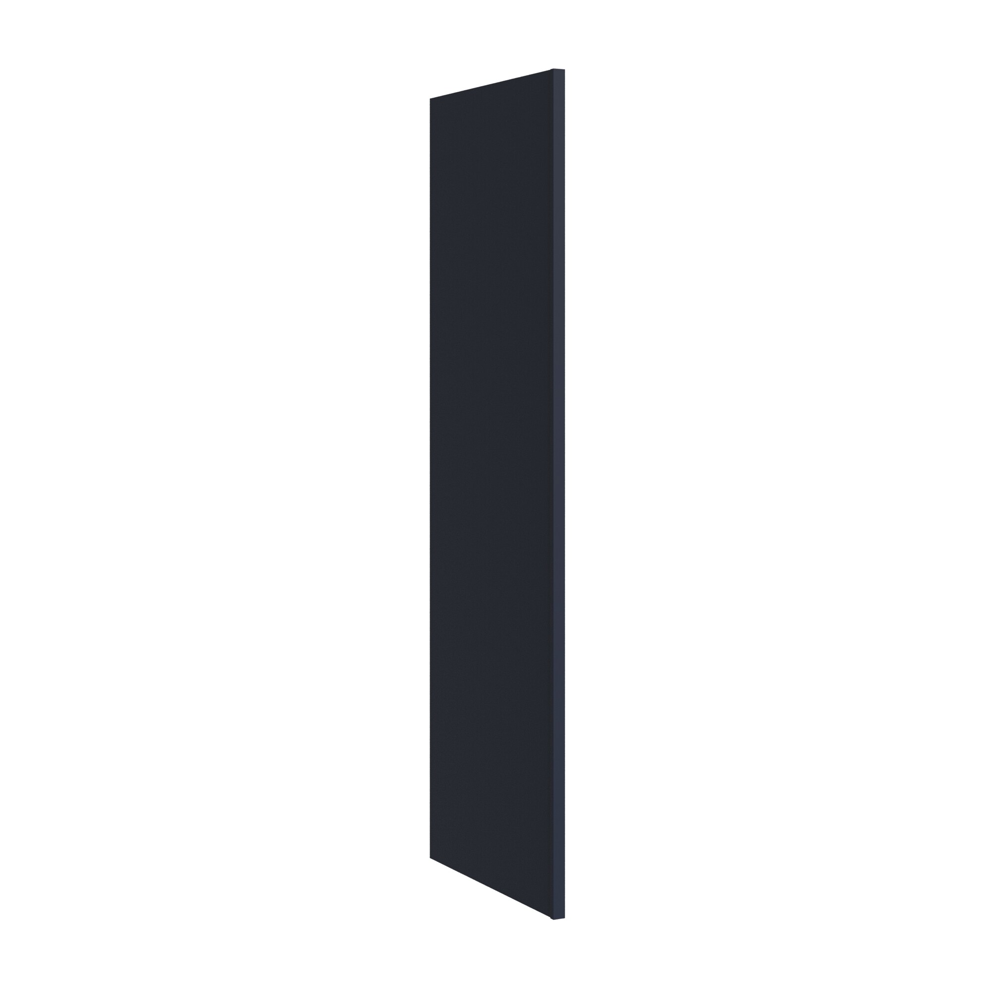 KraftMaid Momentum DREP1 1/2.96G77 Deveron Cabinet End Panel 1.5-in W x 96-in H x 24-in D Midnight Painted (Refrigerator End Panel)