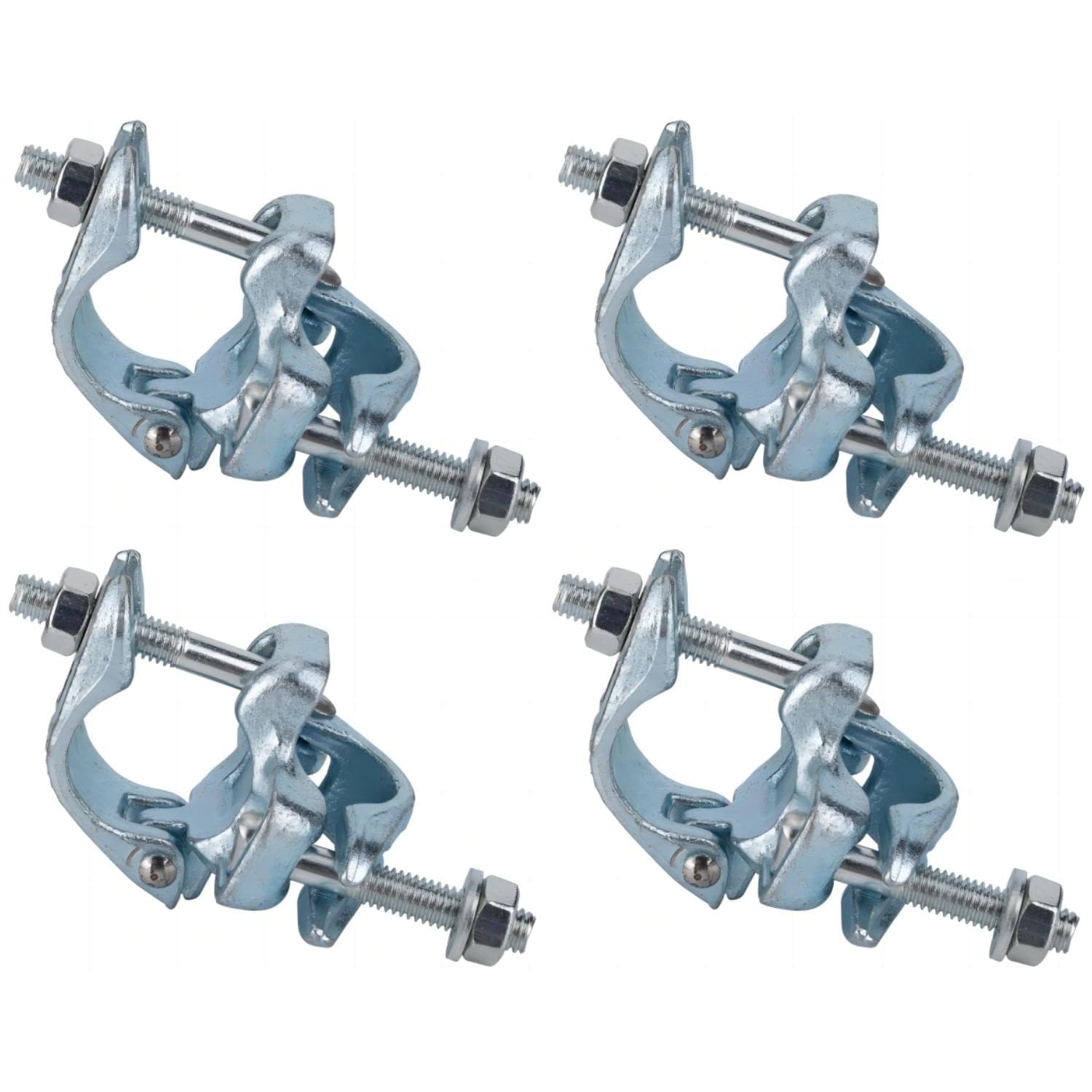 SenQWFa  Scaffolding Forged Couplers Fixed Right Angle Pipe Clamp Cross Pipe Clamps for One Point Six Five to One Point Nine Inch Outer Diameter