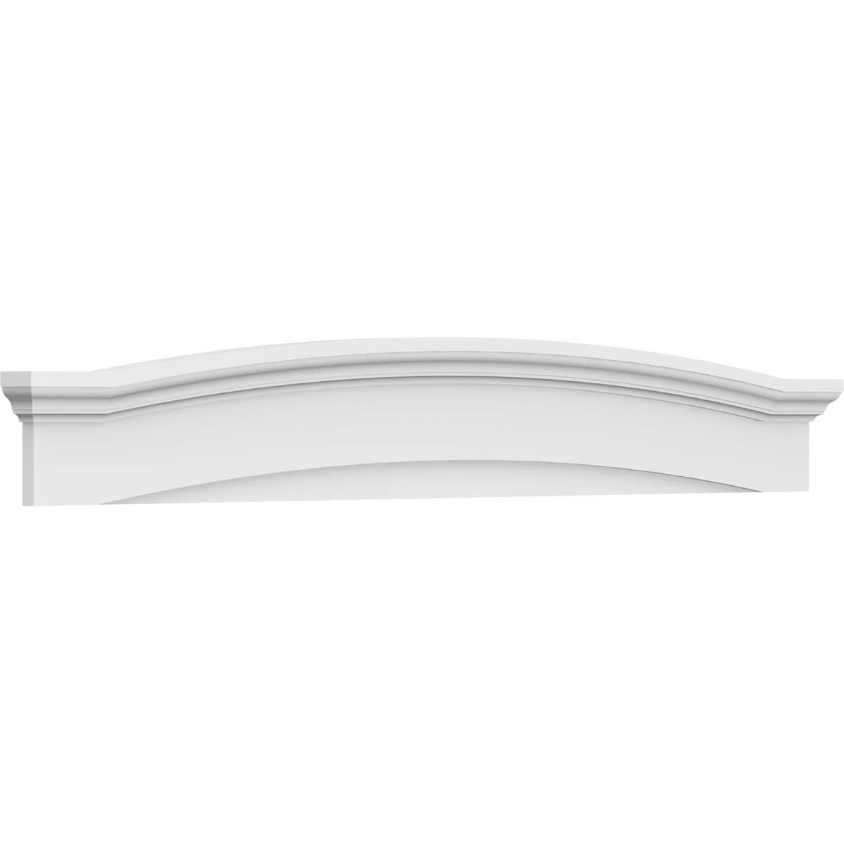 Ekena Millwork PEDP074X105EYE00 74-in W x 10.5-in L PVC Pediment