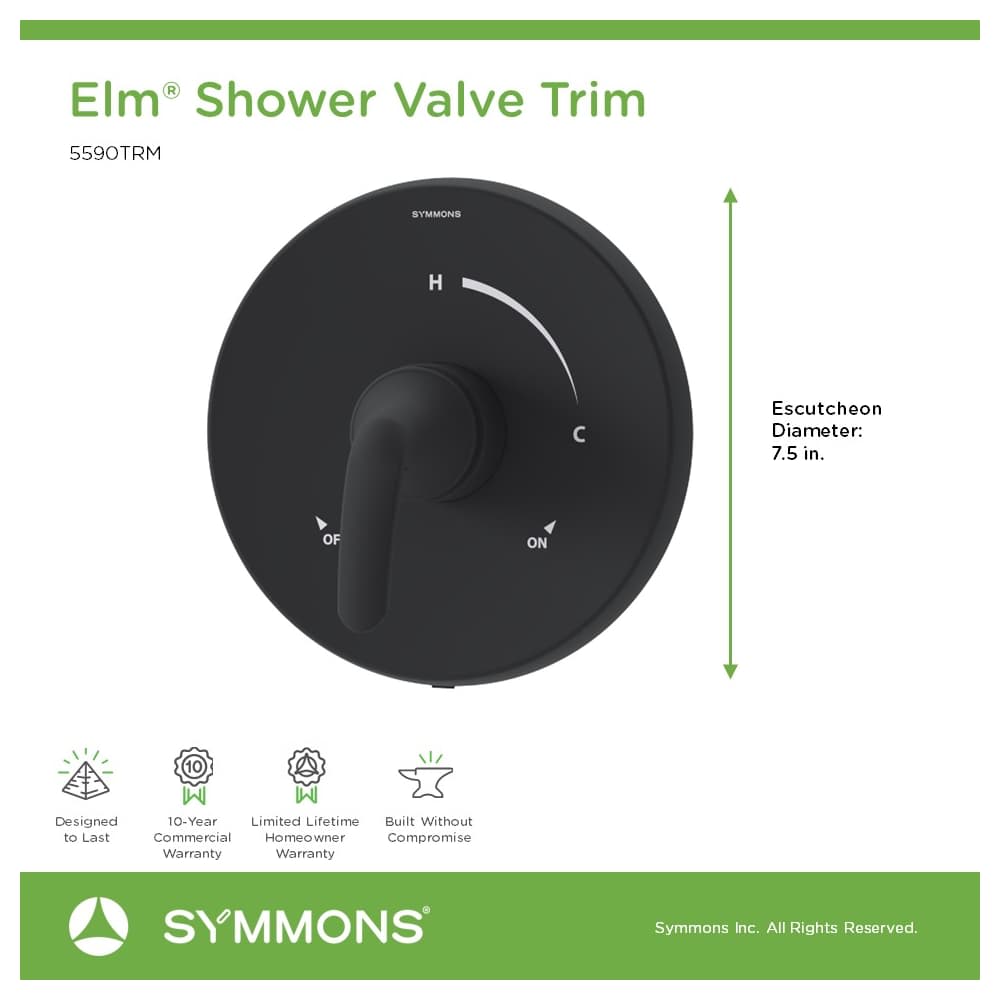Symmons 5590STNTRM Shower-Handles - View #7