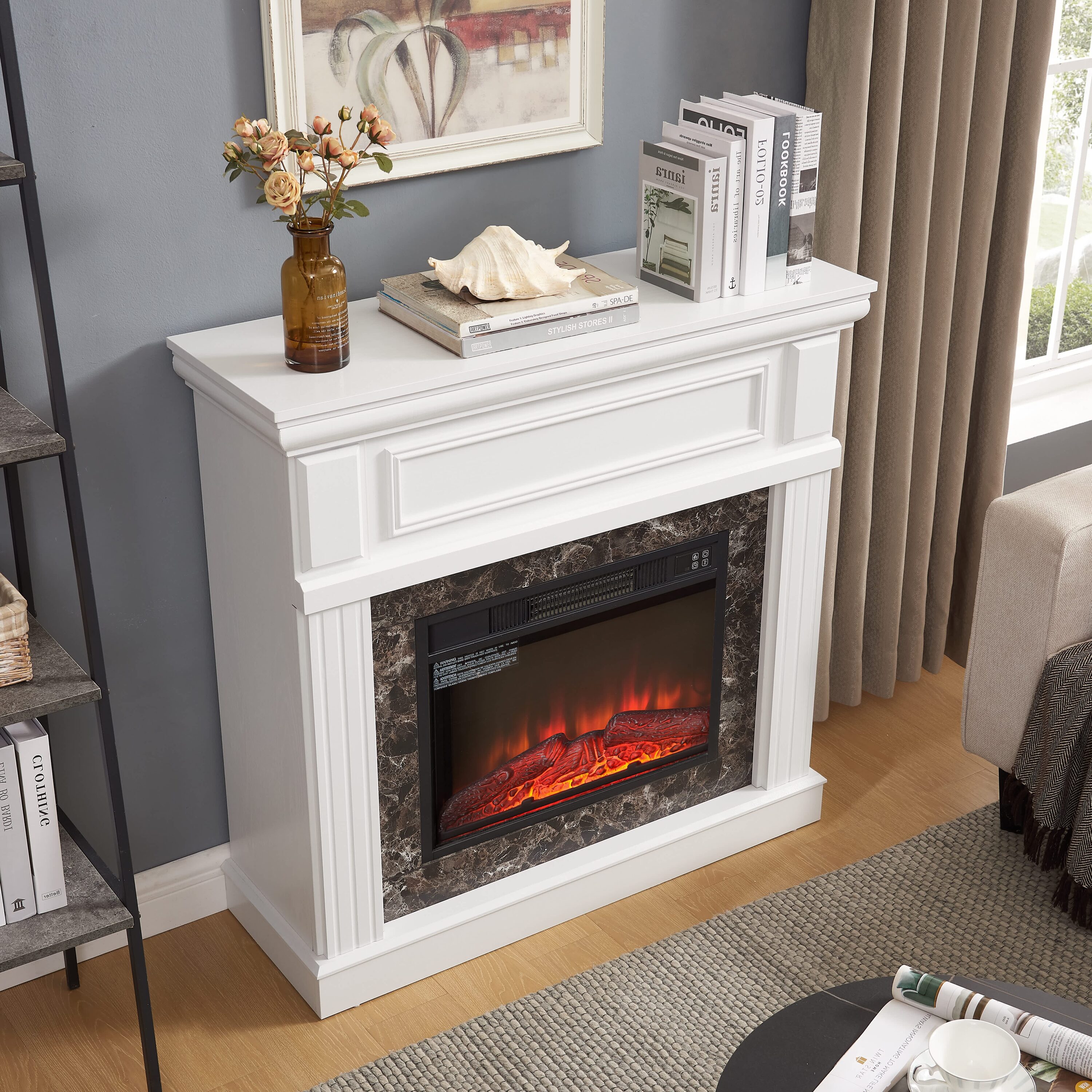 Vynxaria LEXY1636-DJBL-DV007 Electric-Fireplace-Fireboxes - View #3
